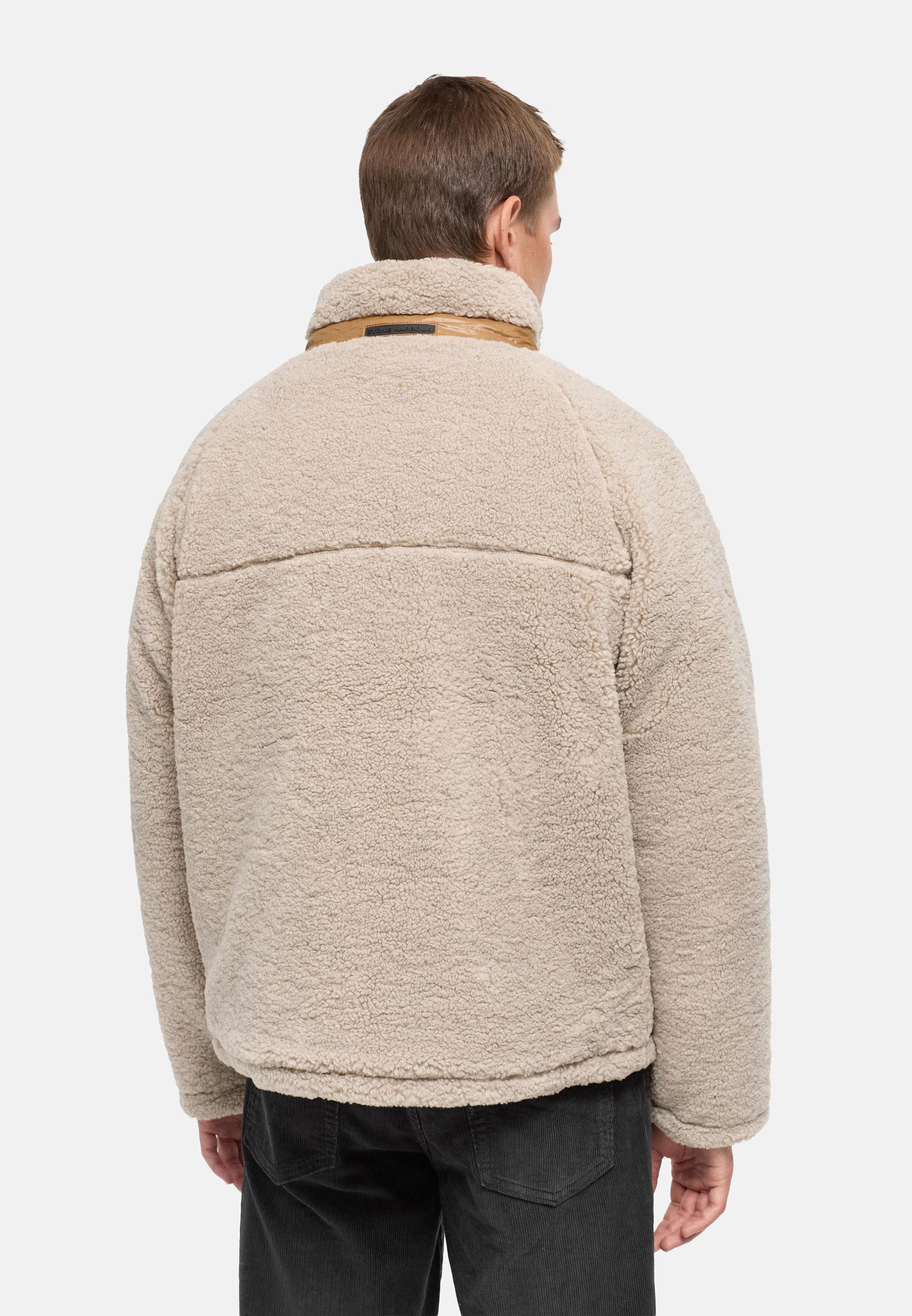Teddyjacke mit markanten, kontrastfarbenen Details "Sorees XX" Bone