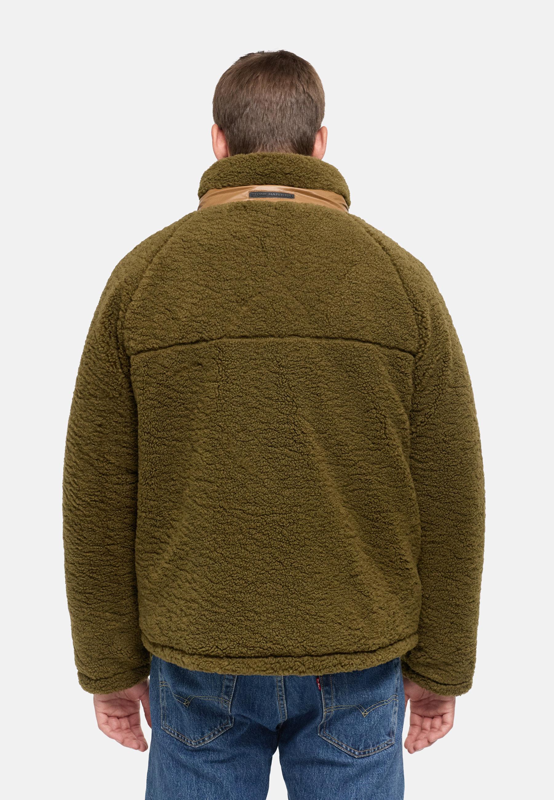 Teddyjacke mit markanten, kontrastfarbenen Details "Sorees XX" Khaki