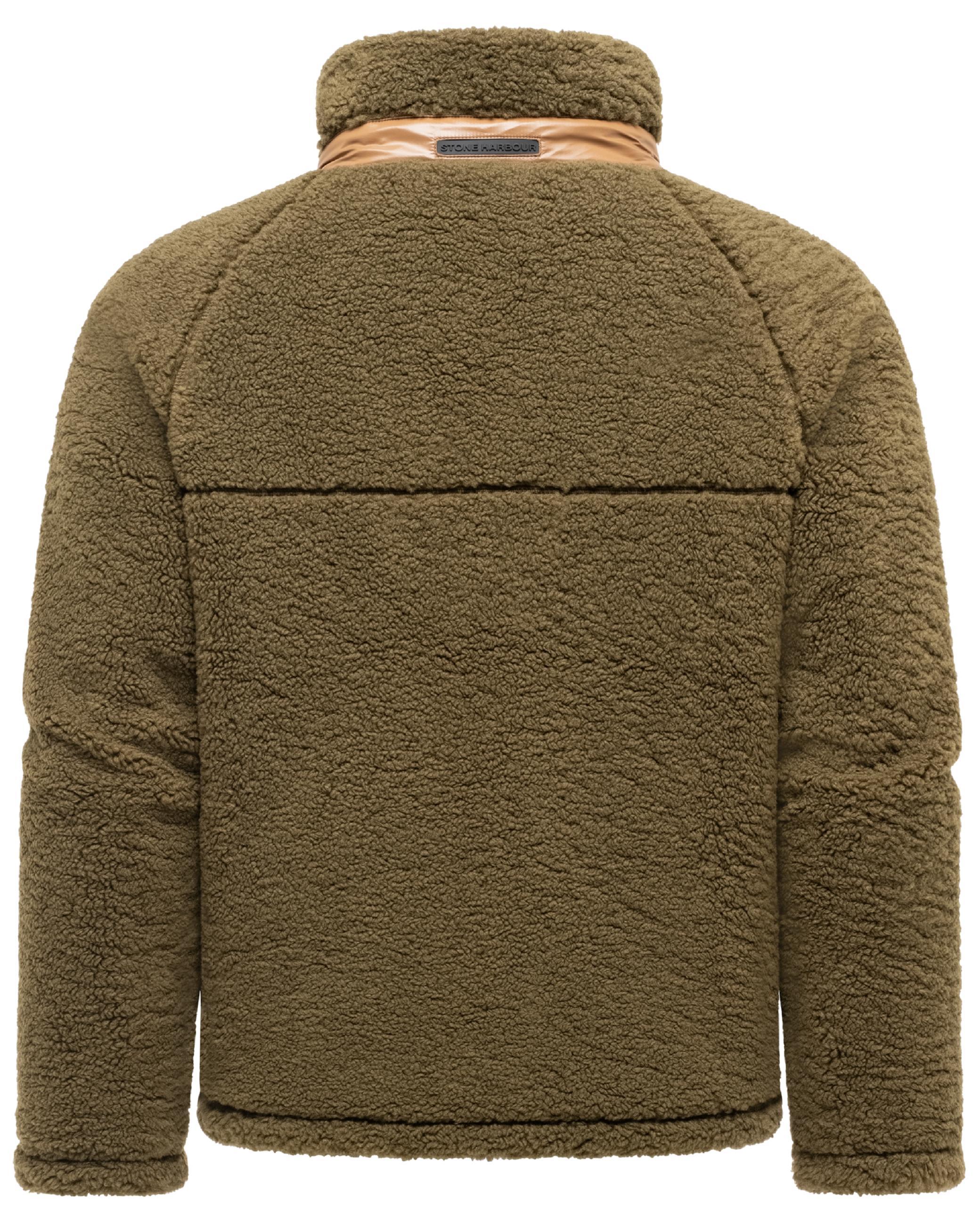 Teddyjacke mit markanten, kontrastfarbenen Details "Sorees XX" Khaki
