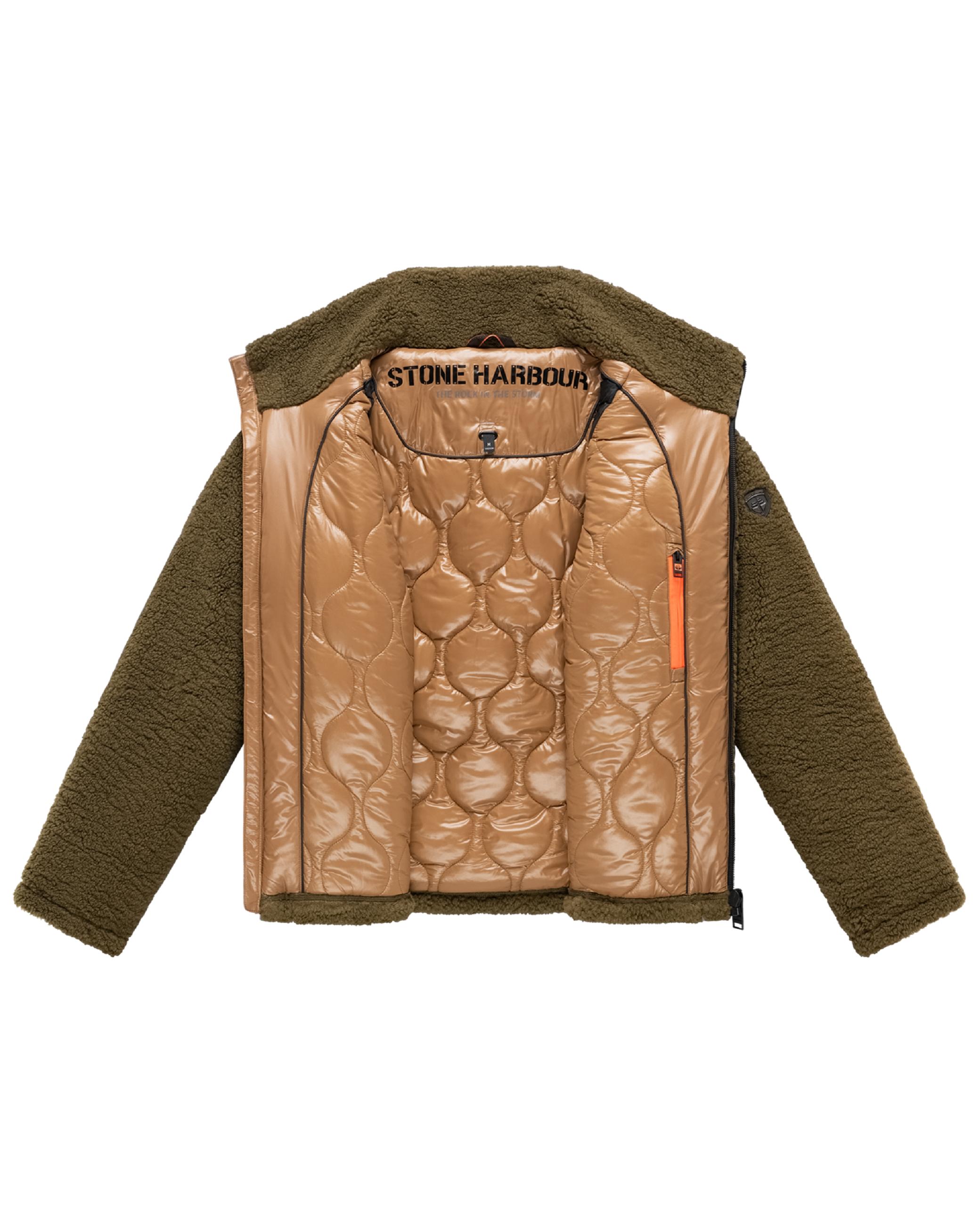 Teddyjacke mit markanten, kontrastfarbenen Details "Sorees XX" Khaki