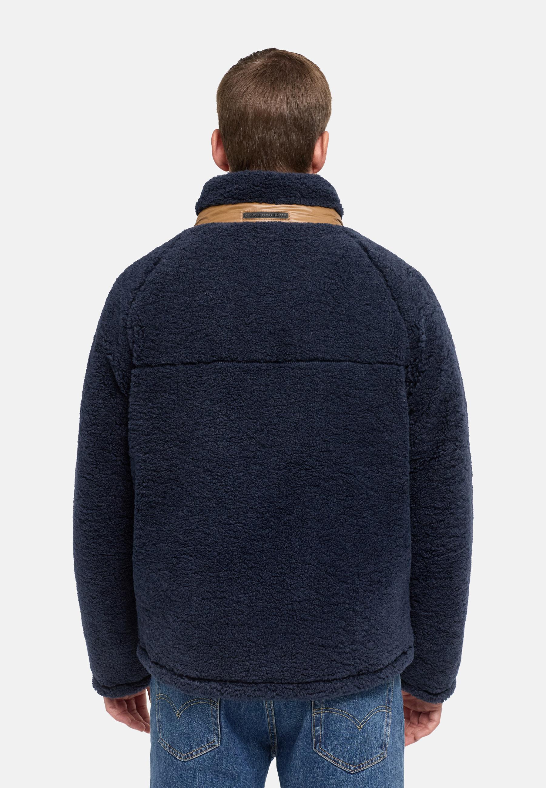 Teddyjacke mit markanten, kontrastfarbenen Details "Sorees XX" Navy