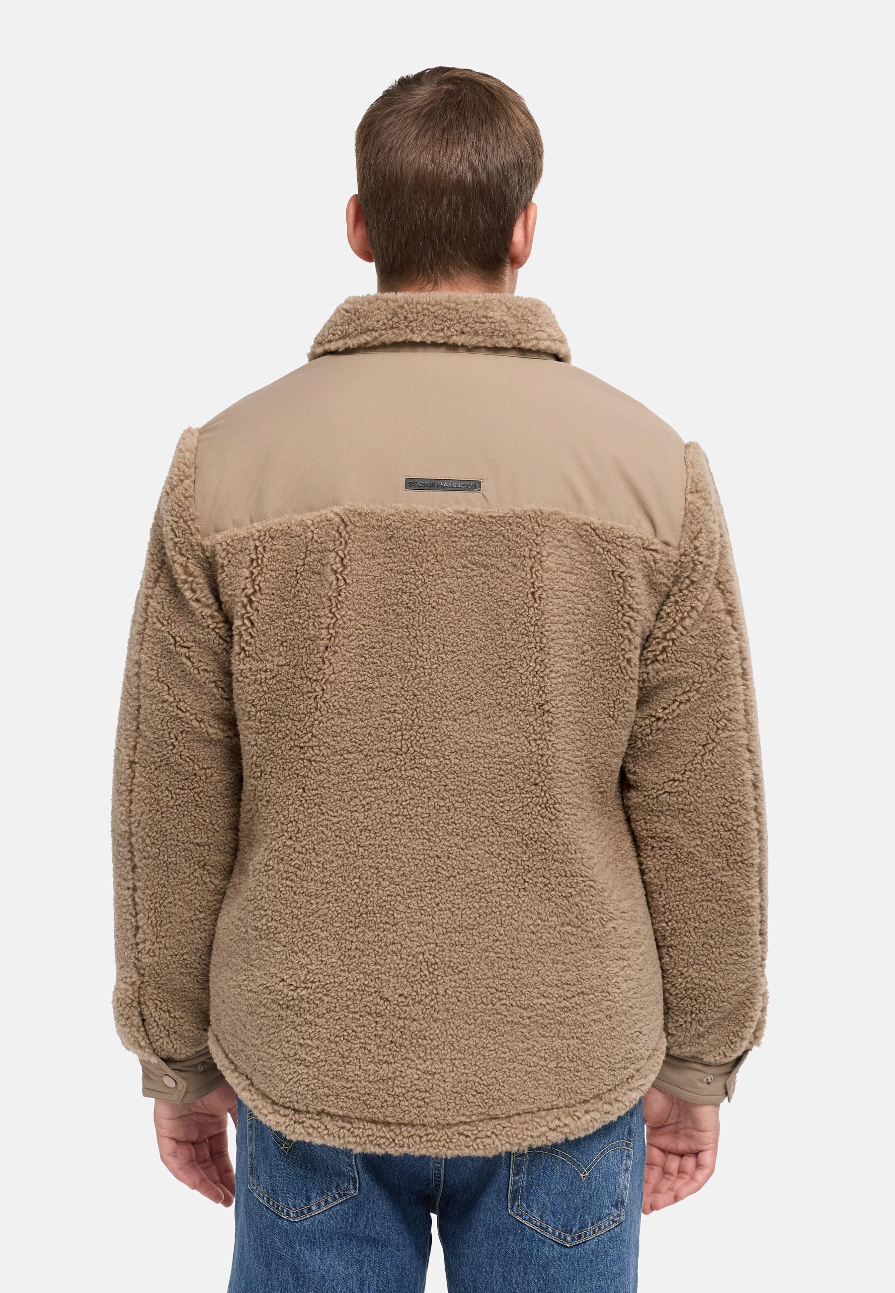 Kunstfelljacke "Taureek XX" Dark Taupe
