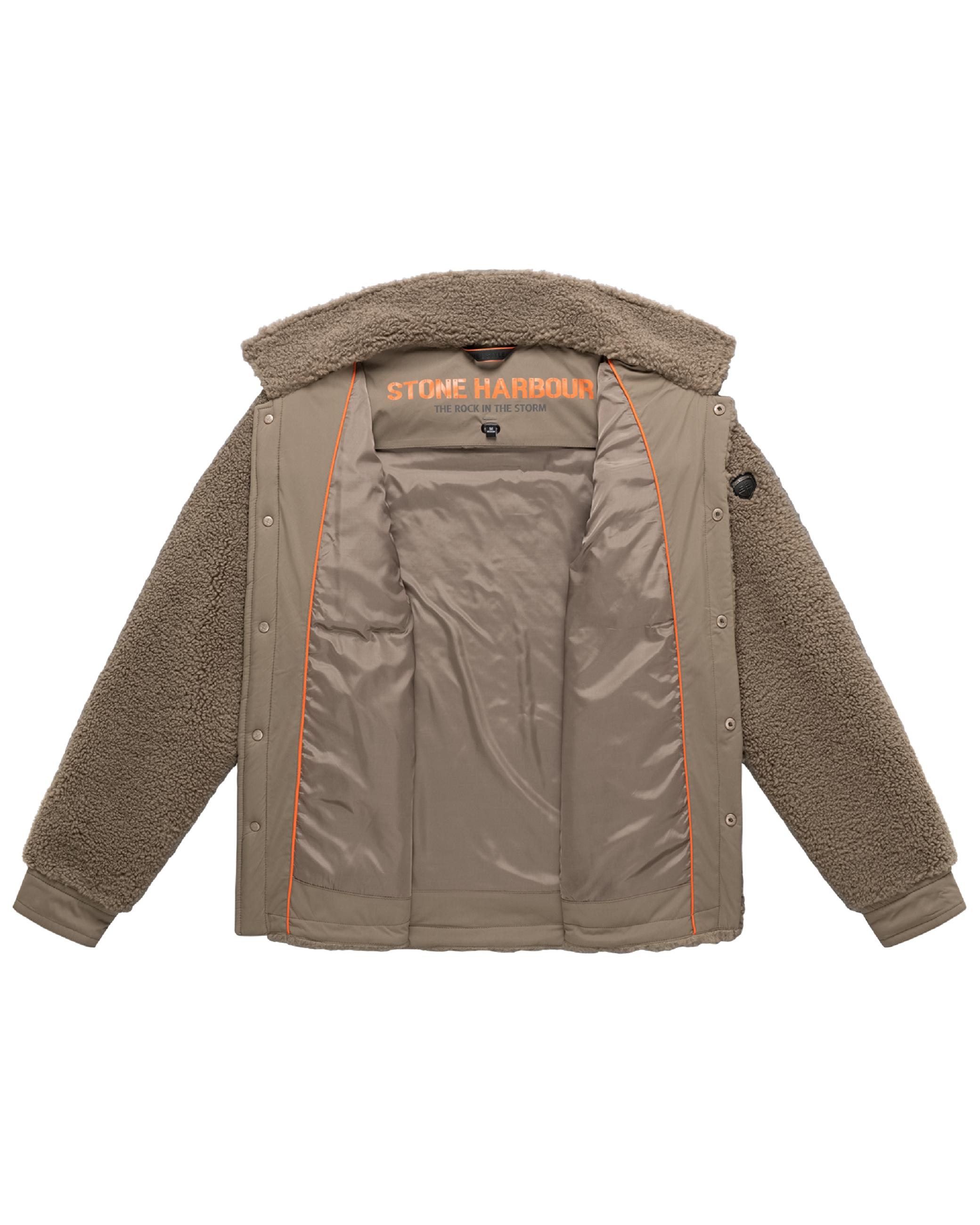 Kunstfelljacke "Taureek XX" Dark Taupe