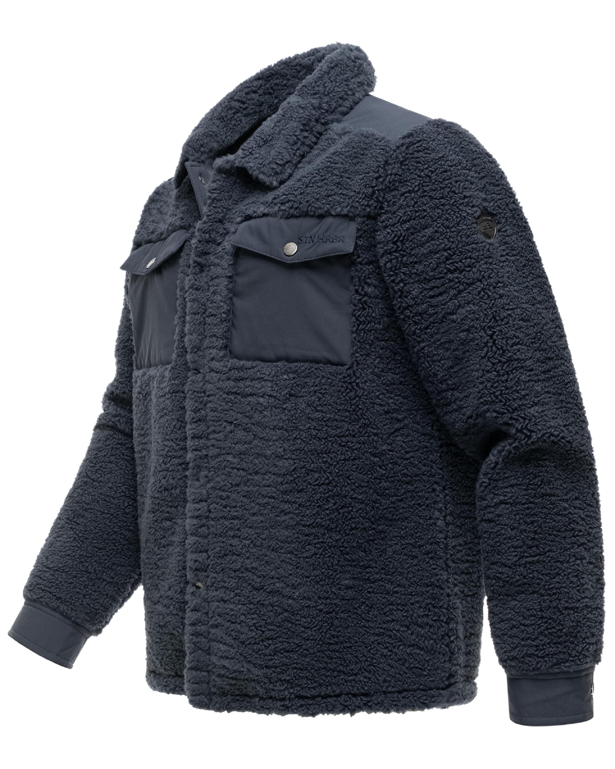 Kunstfelljacke "Taureek XX" Stone Blue