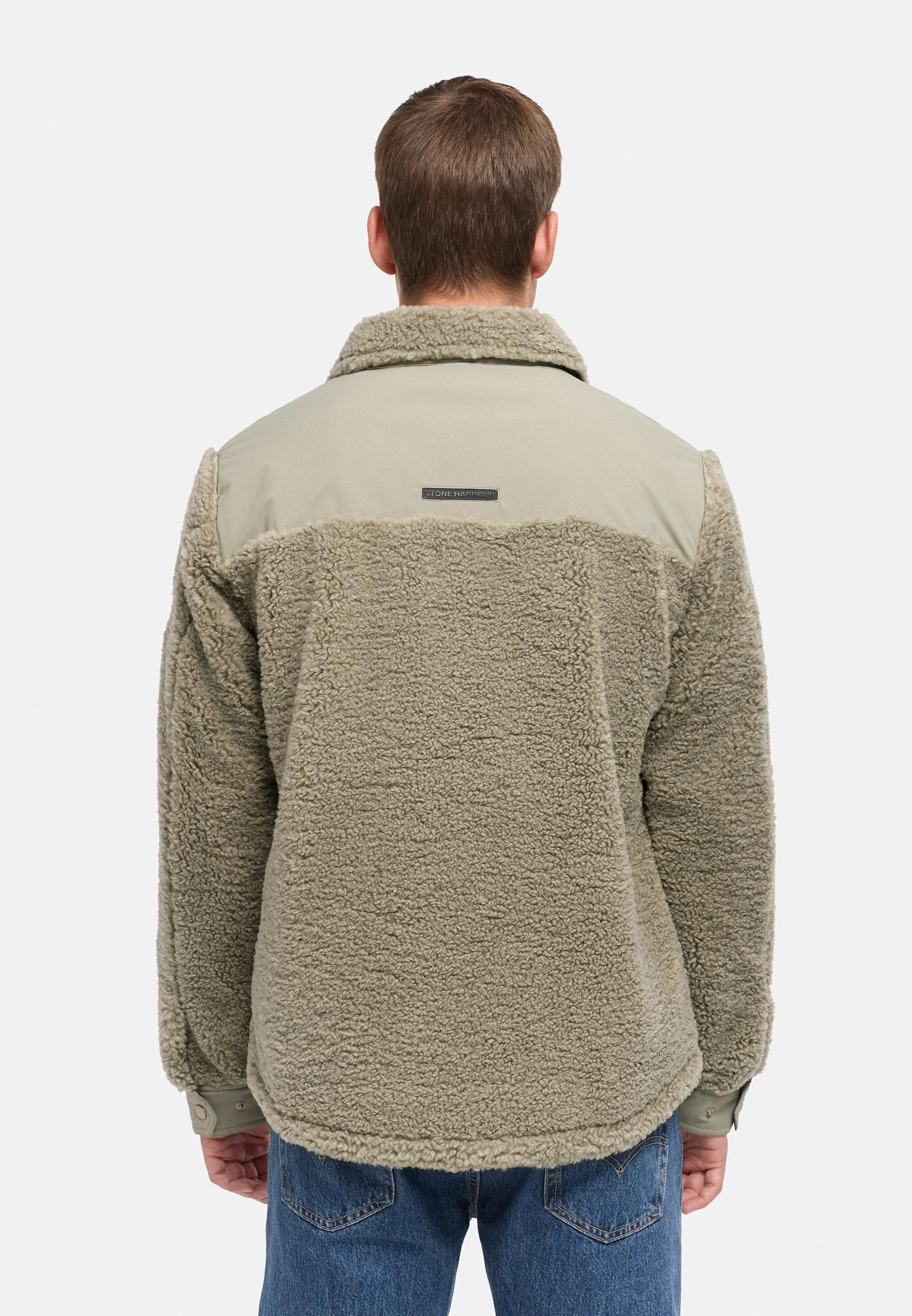 Kunstfelljacke "Taureek XX" Stone Grey