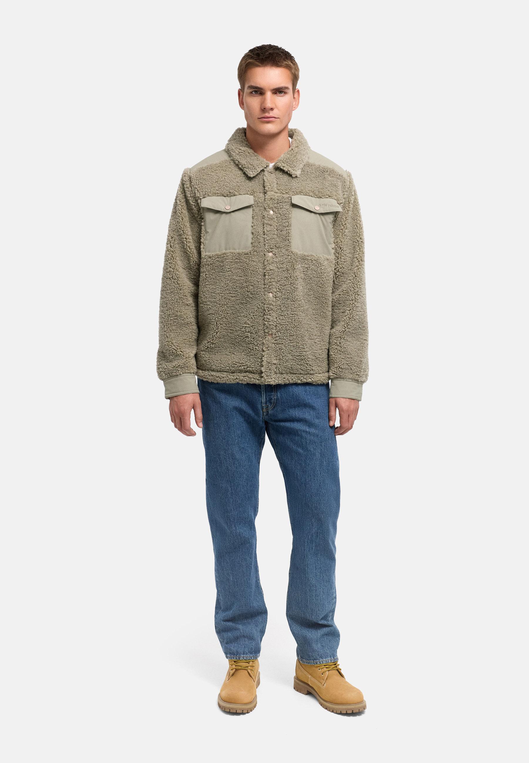 Kunstfelljacke "Taureek XX" Stone Grey