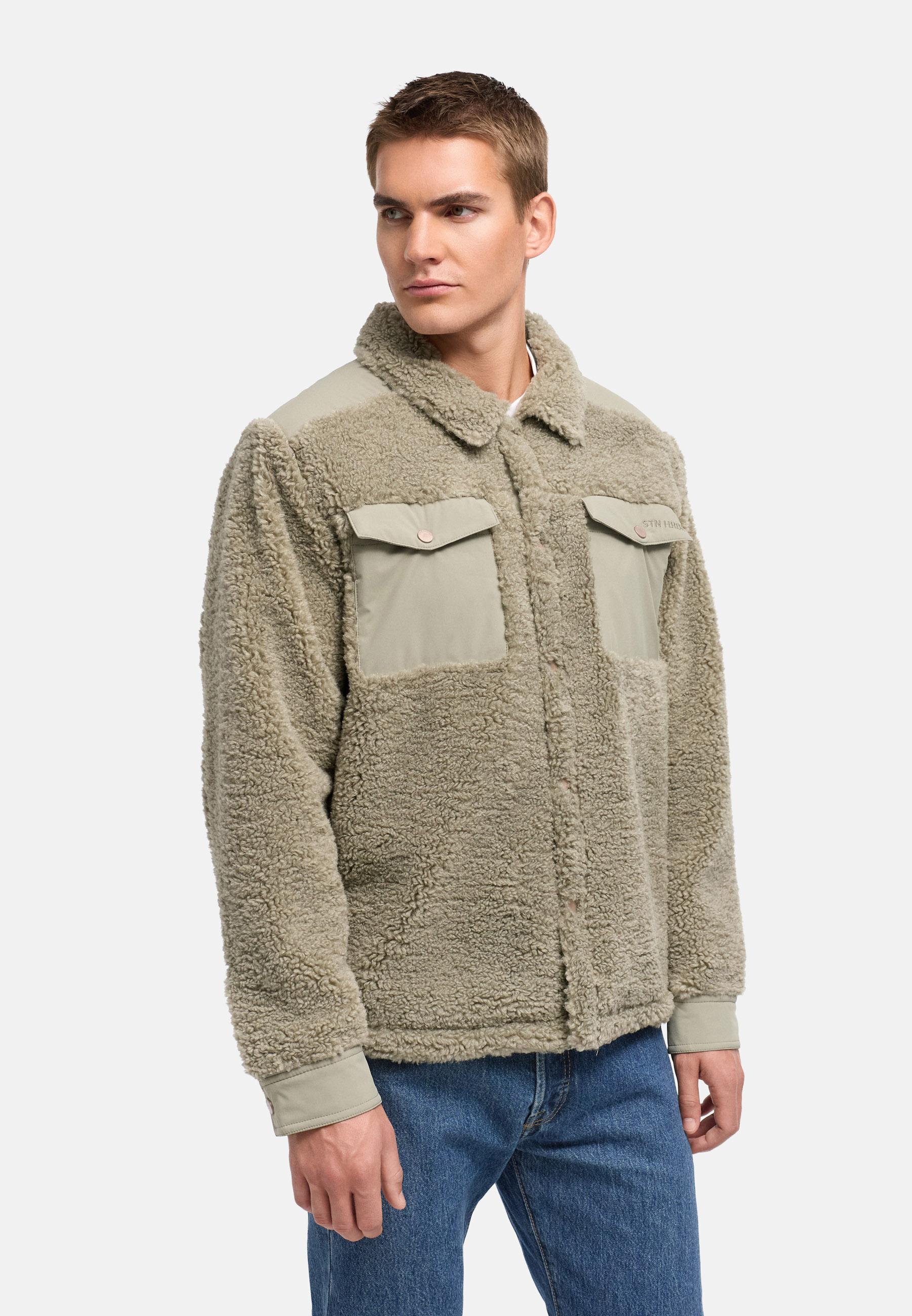 Kunstfelljacke "Taureek XX" Stone Grey