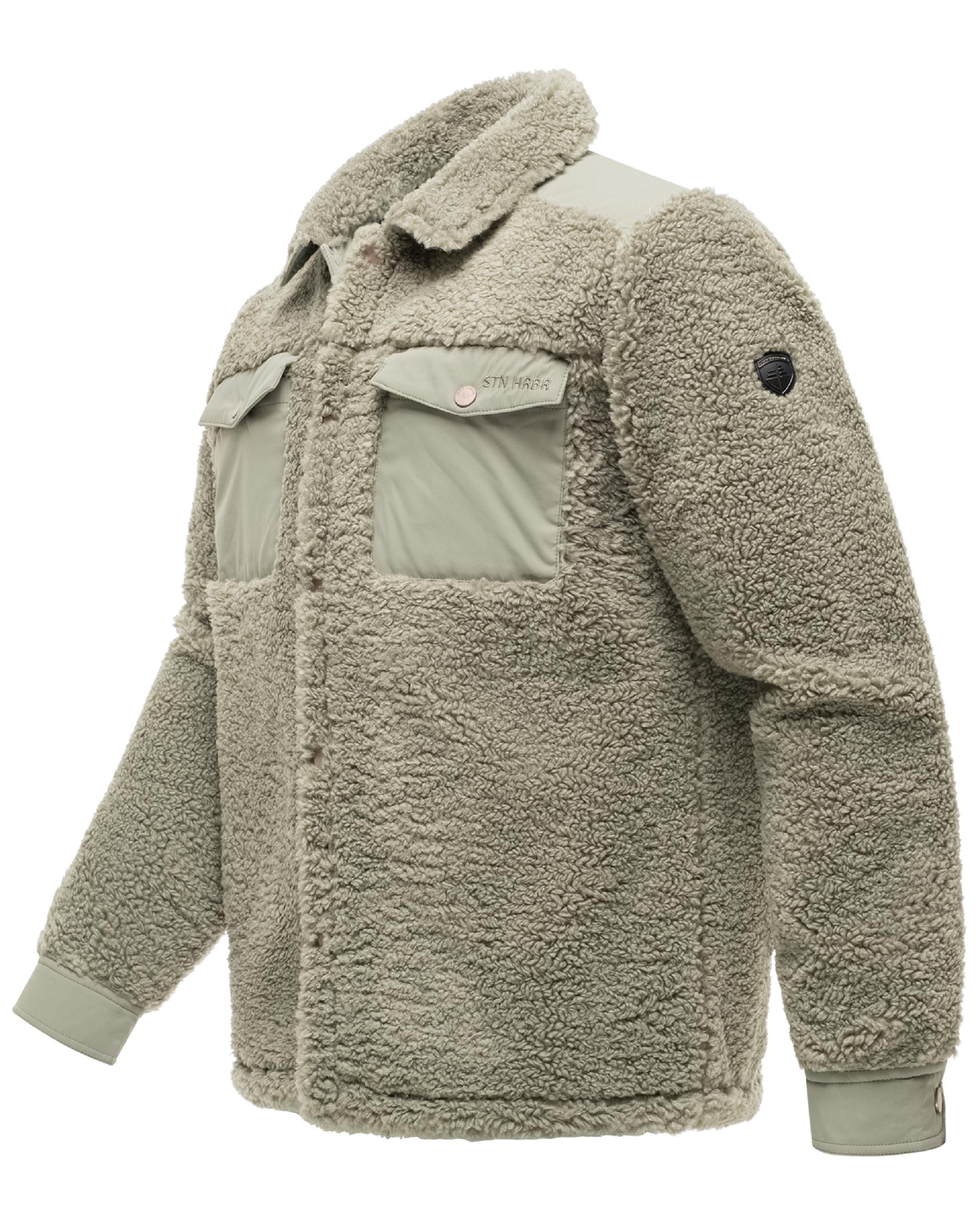 Kunstfelljacke "Taureek XX" Stone Grey