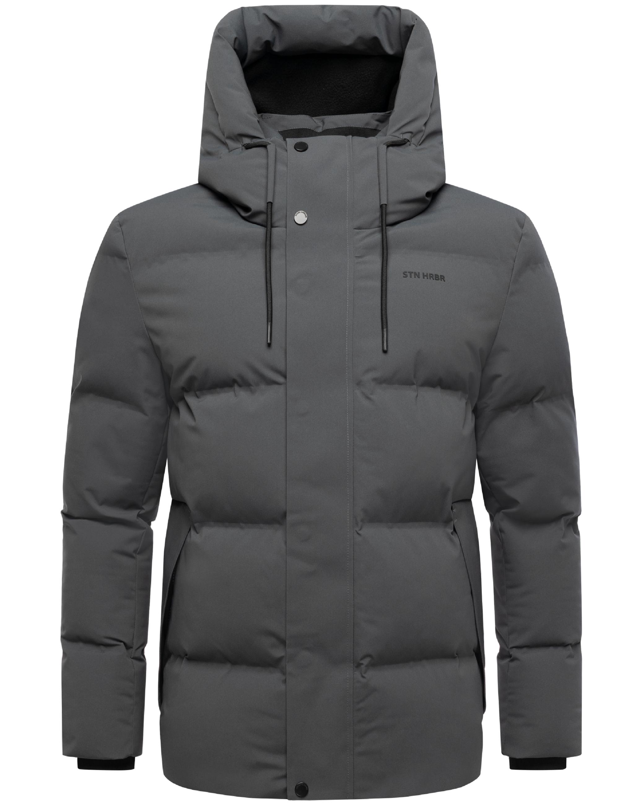 Steppjacke mit Kapuze "Taviaan XX" Anthracite