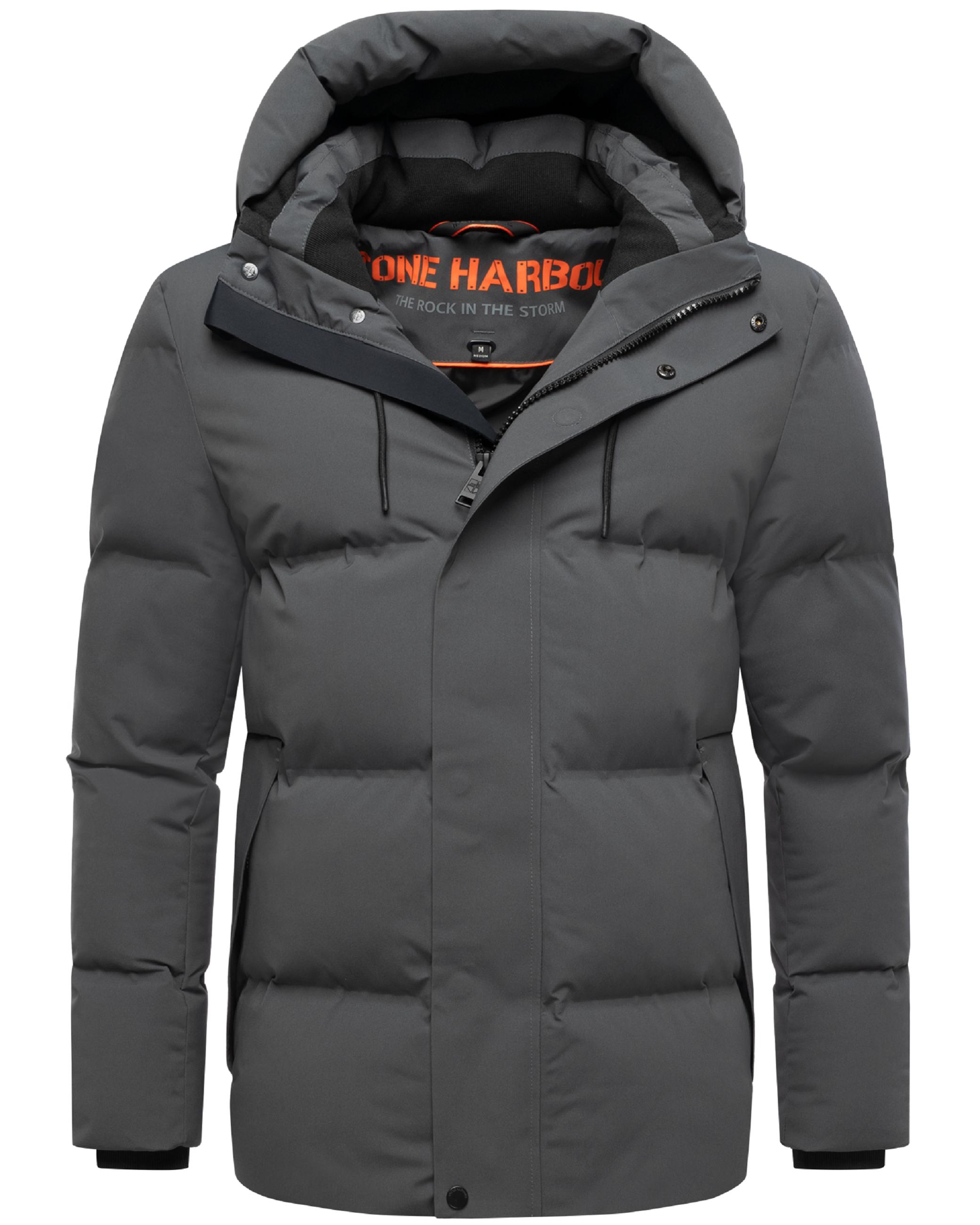 Steppjacke mit Kapuze "Taviaan XX" Anthracite