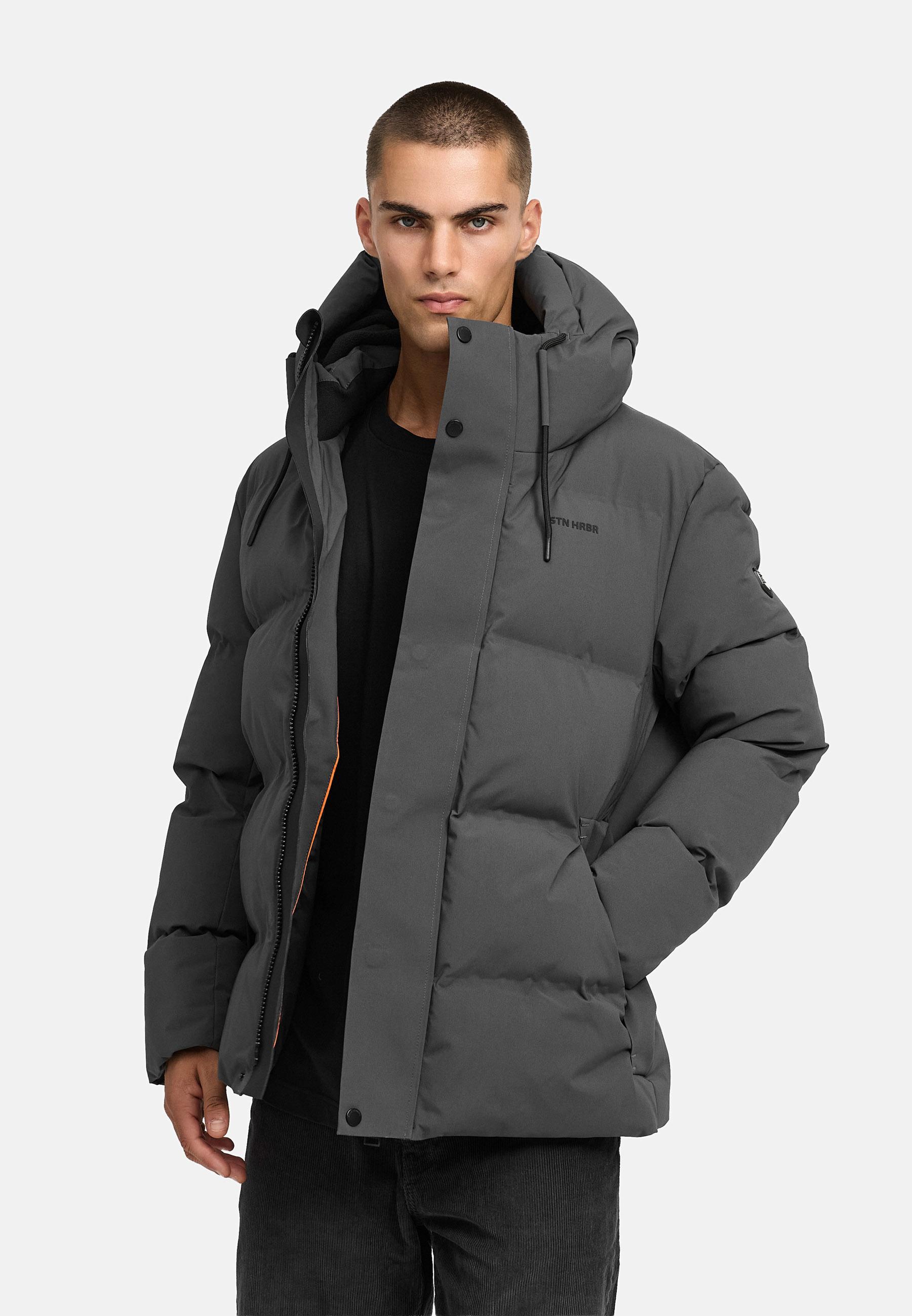 Steppjacke mit Kapuze "Taviaan XX" Anthracite