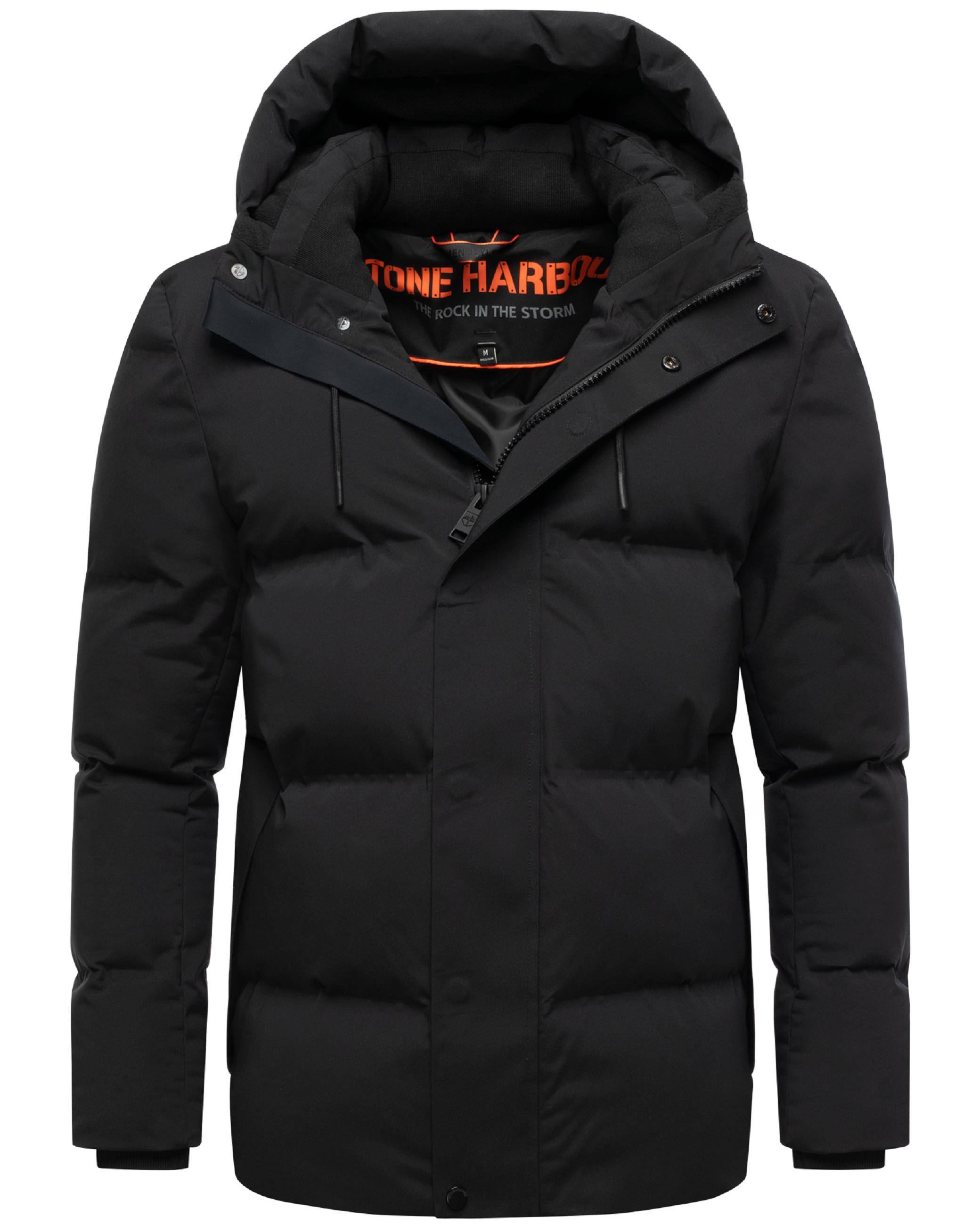 Steppjacke mit Kapuze "Taviaan XX" Black