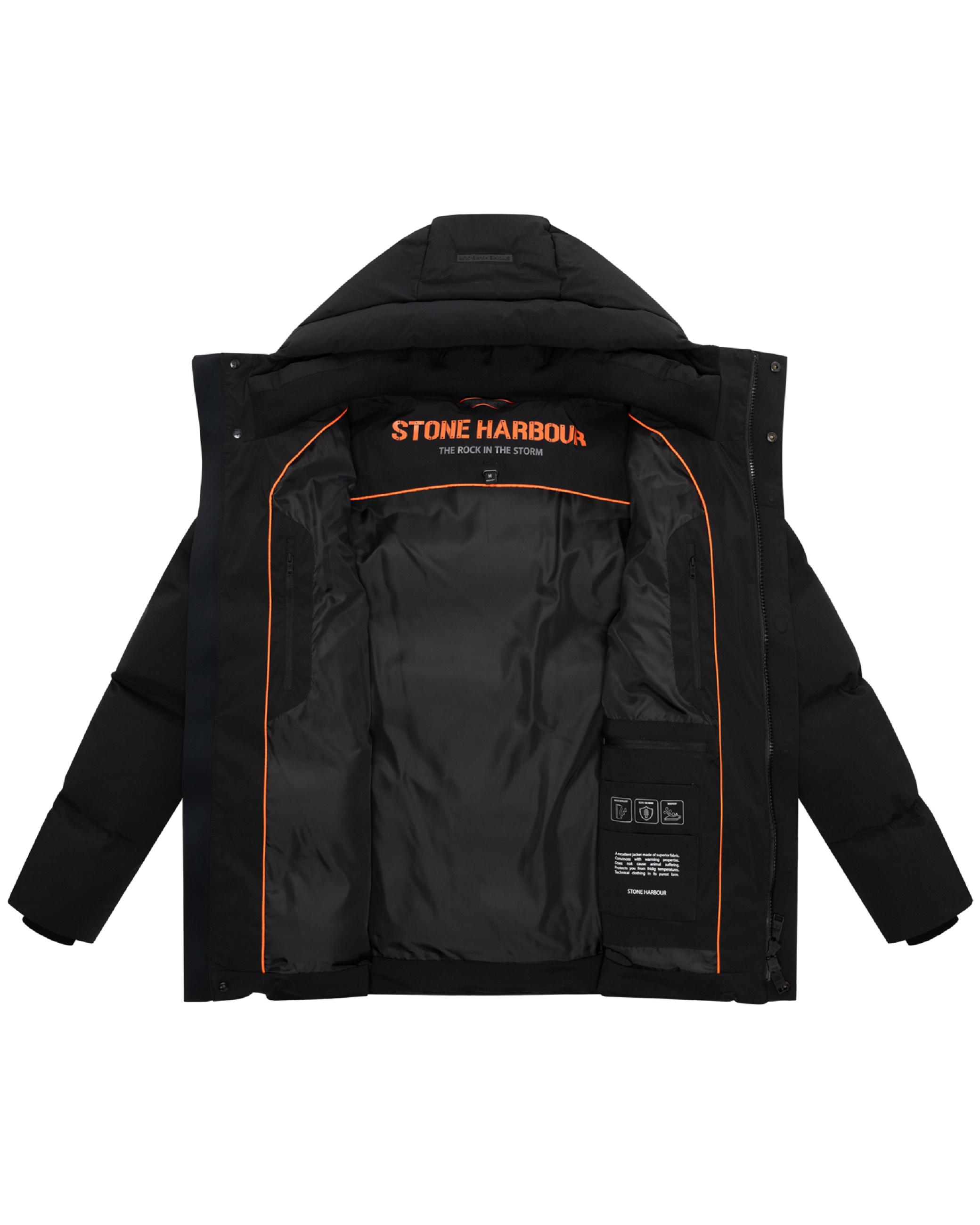 Steppjacke mit Kapuze "Taviaan XX" Black