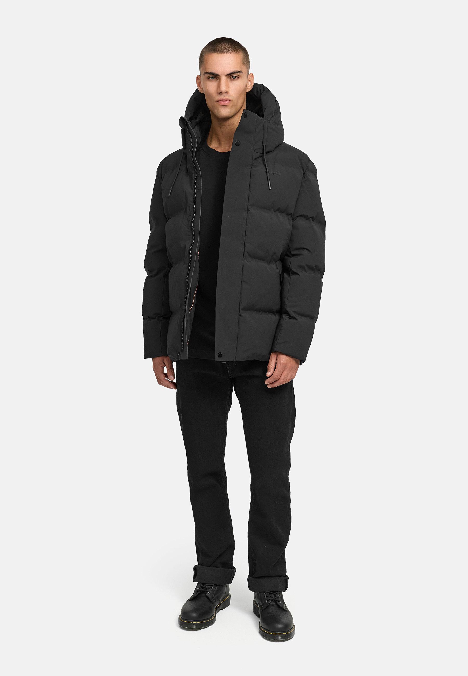 Steppjacke mit Kapuze "Taviaan XX" Black