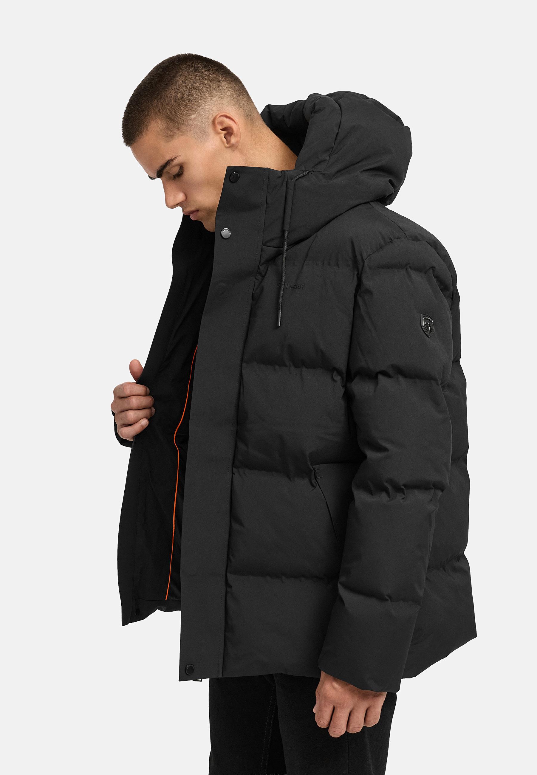 Steppjacke mit Kapuze "Taviaan XX" Black