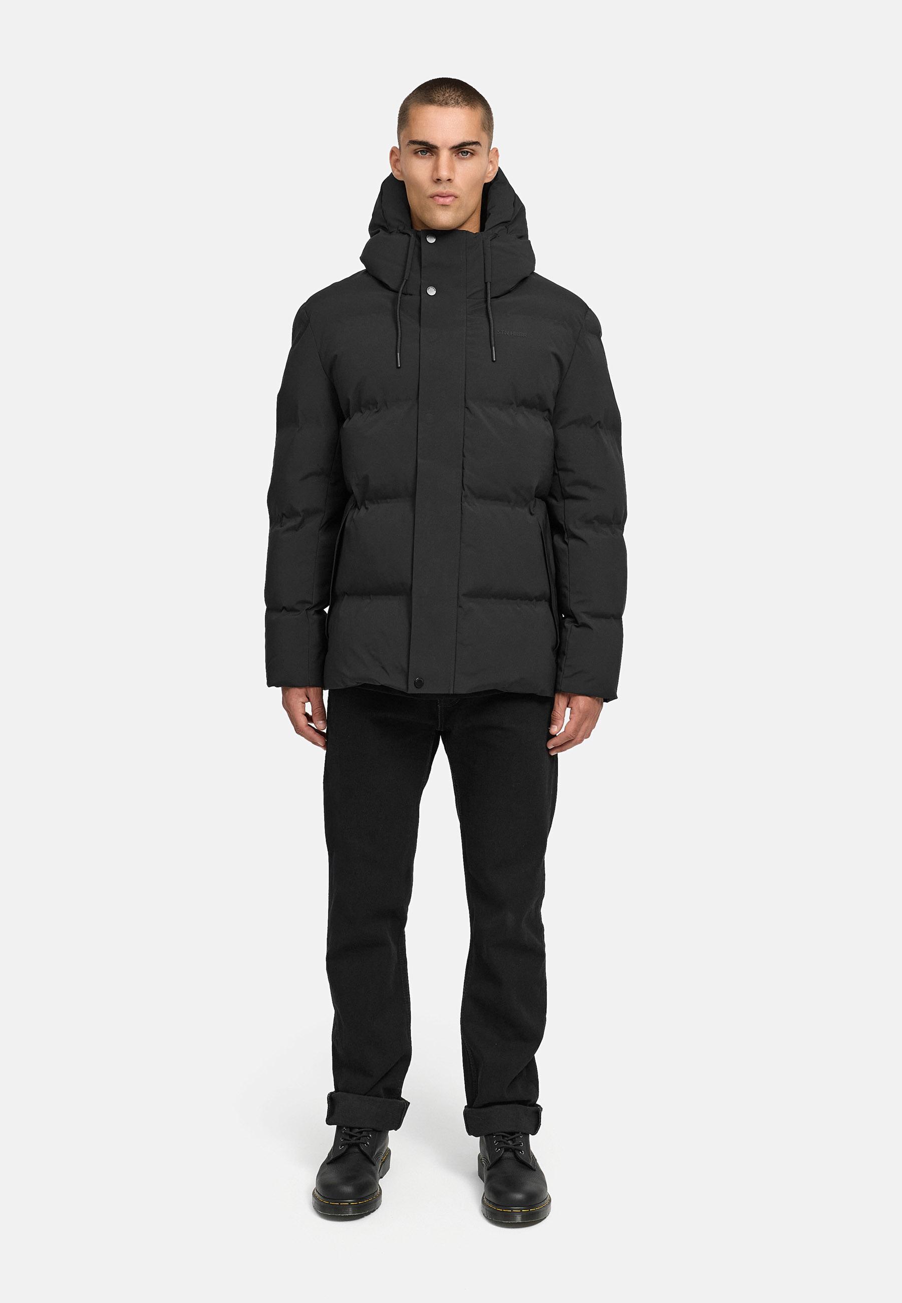 Steppjacke mit Kapuze "Taviaan XX" Black