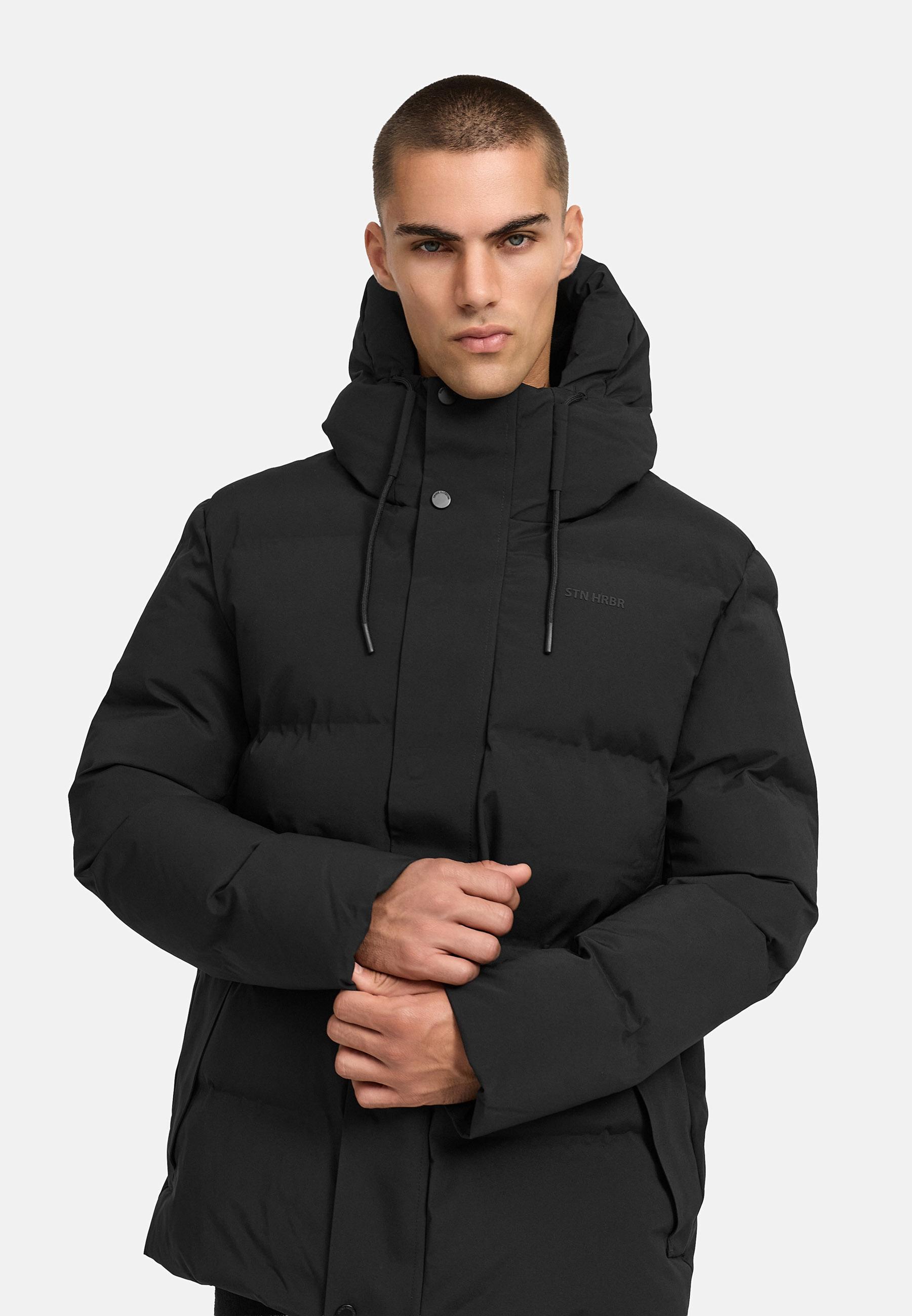 Steppjacke mit Kapuze "Taviaan XX" Black