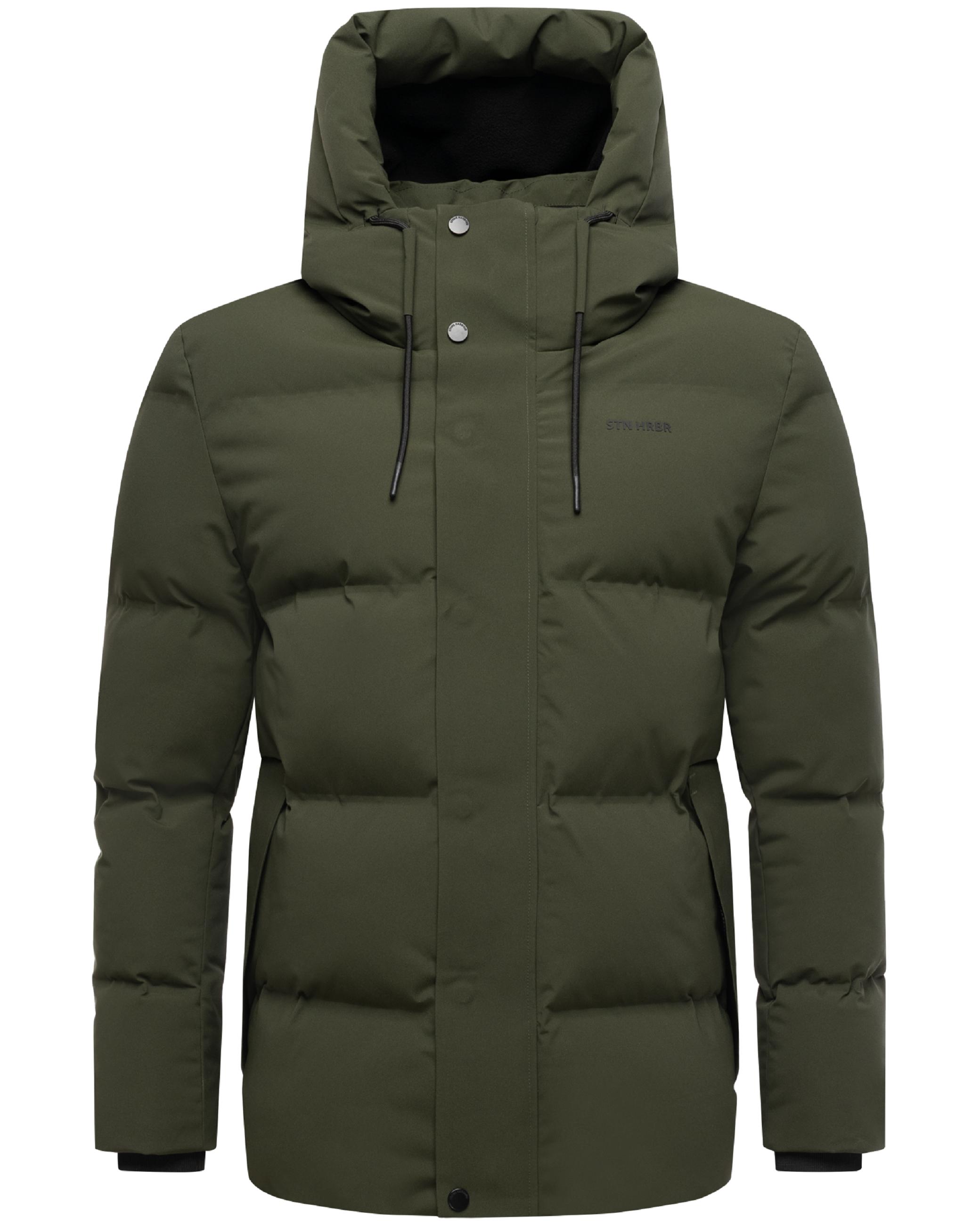 Steppjacke mit Kapuze "Taviaan XX" Dark Olive