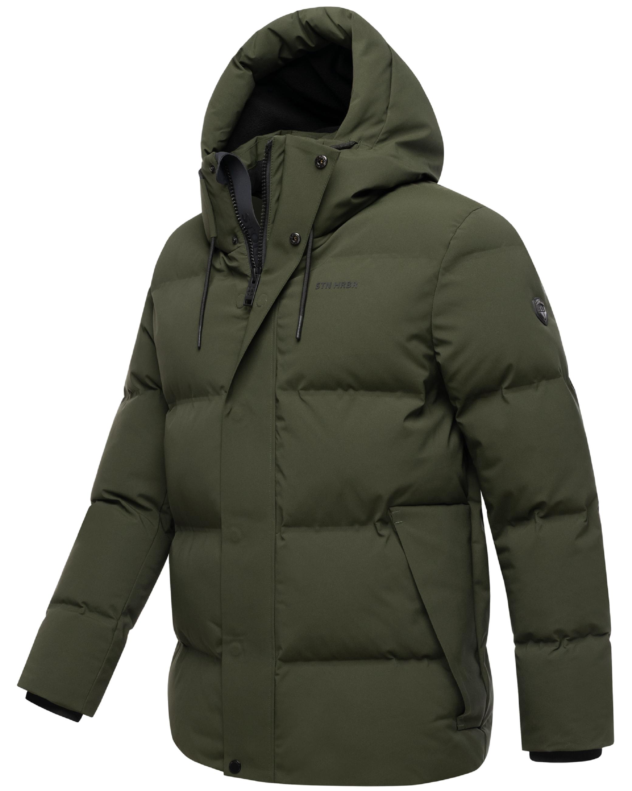 Steppjacke mit Kapuze "Taviaan XX" Dark Olive