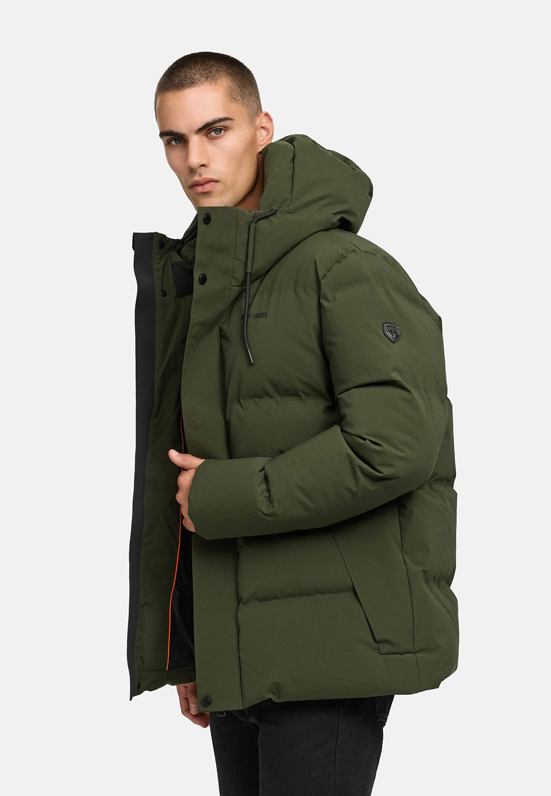 Steppjacke mit Kapuze "Taviaan XX" Dark Olive