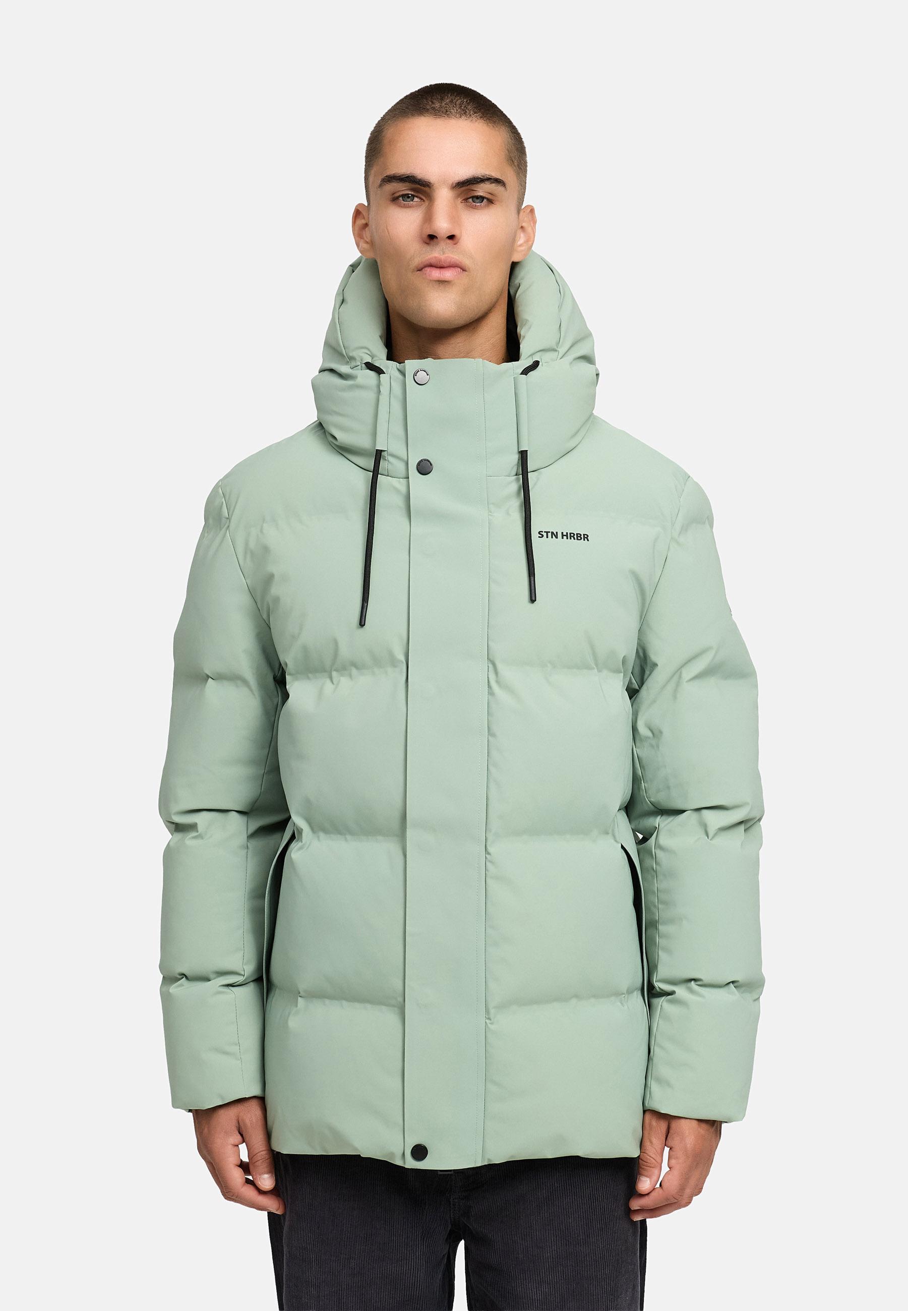 Steppjacke mit Kapuze "Taviaan XX" Ice Green
