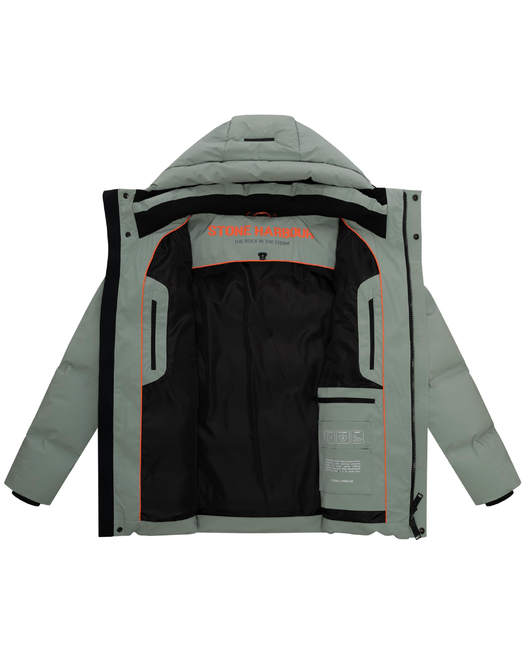 Steppjacke mit Kapuze "Taviaan XX" Ice Green