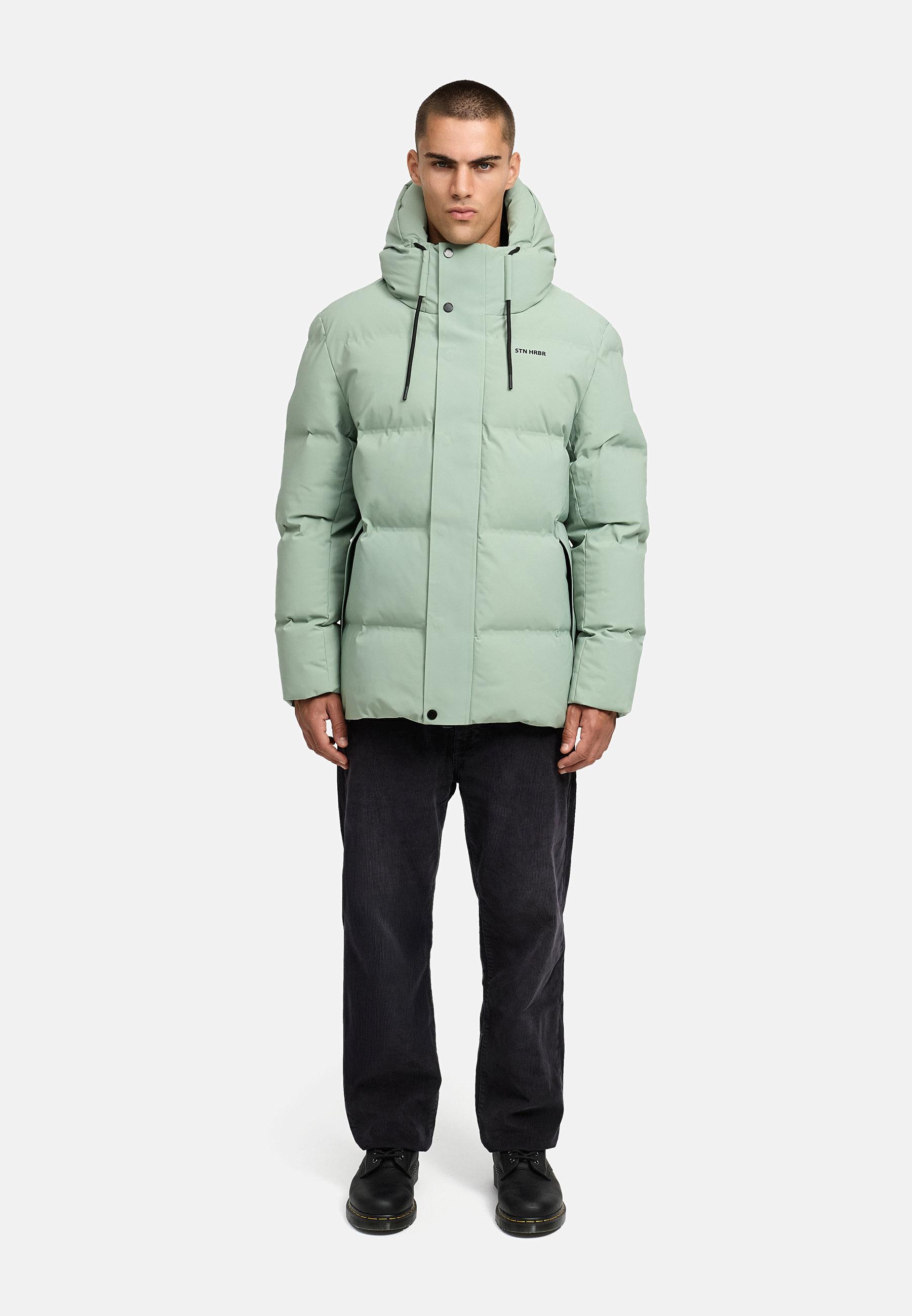 Steppjacke mit Kapuze "Taviaan XX" Ice Green