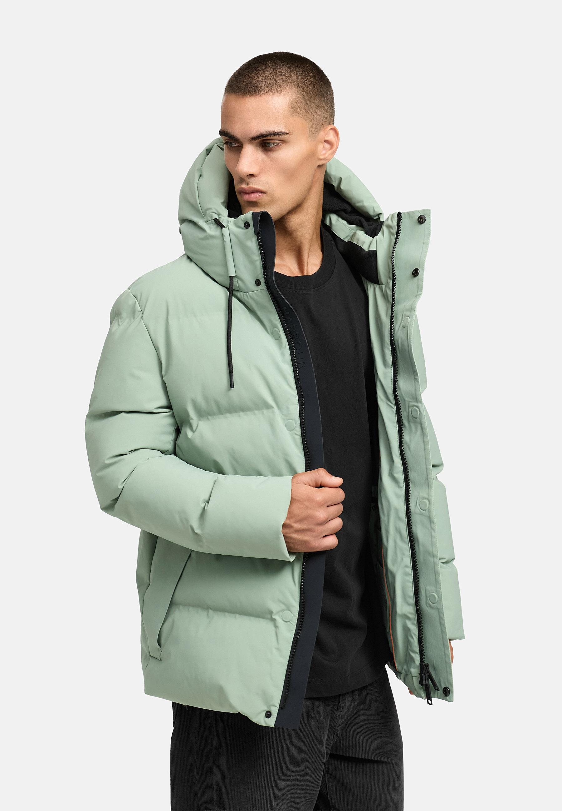 Steppjacke mit Kapuze "Taviaan XX" Ice Green