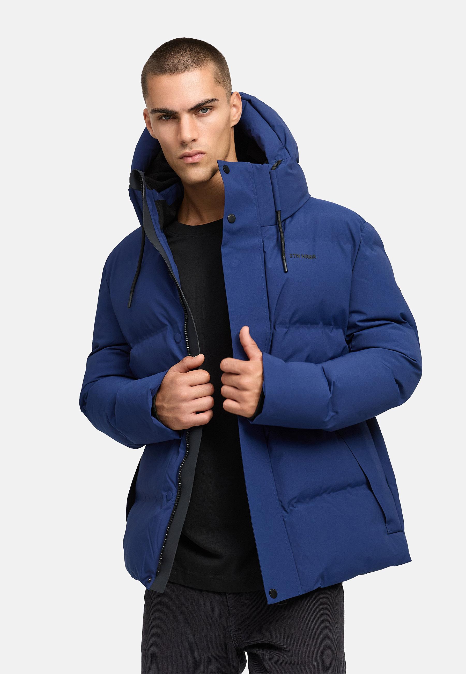 Steppjacke mit Kapuze "Taviaan XX" Navy