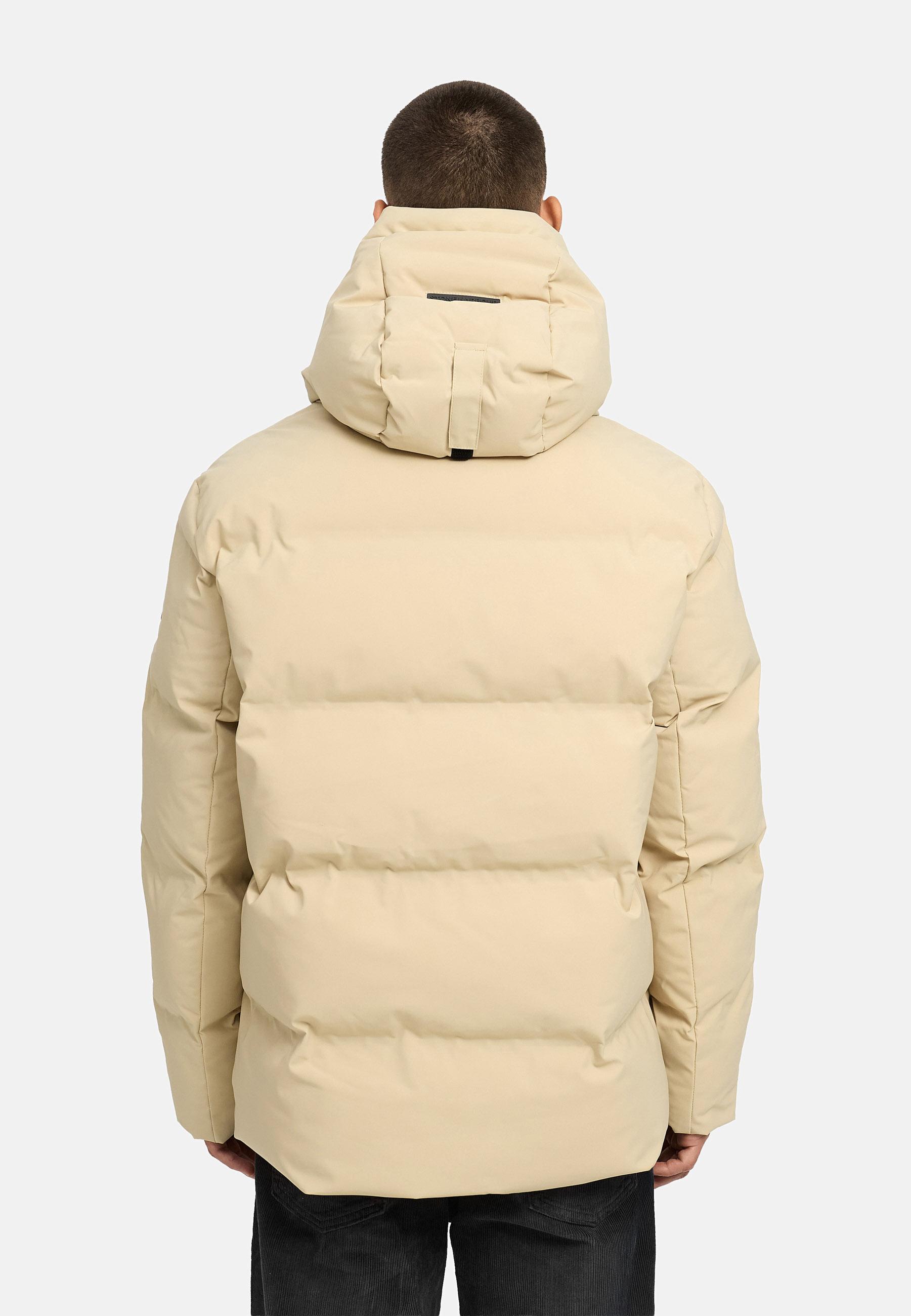 Steppjacke mit Kapuze "Taviaan XX" Sand