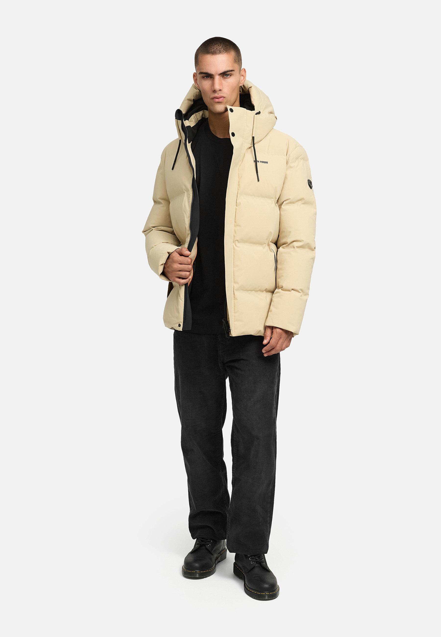 Steppjacke mit Kapuze "Taviaan XX" Sand