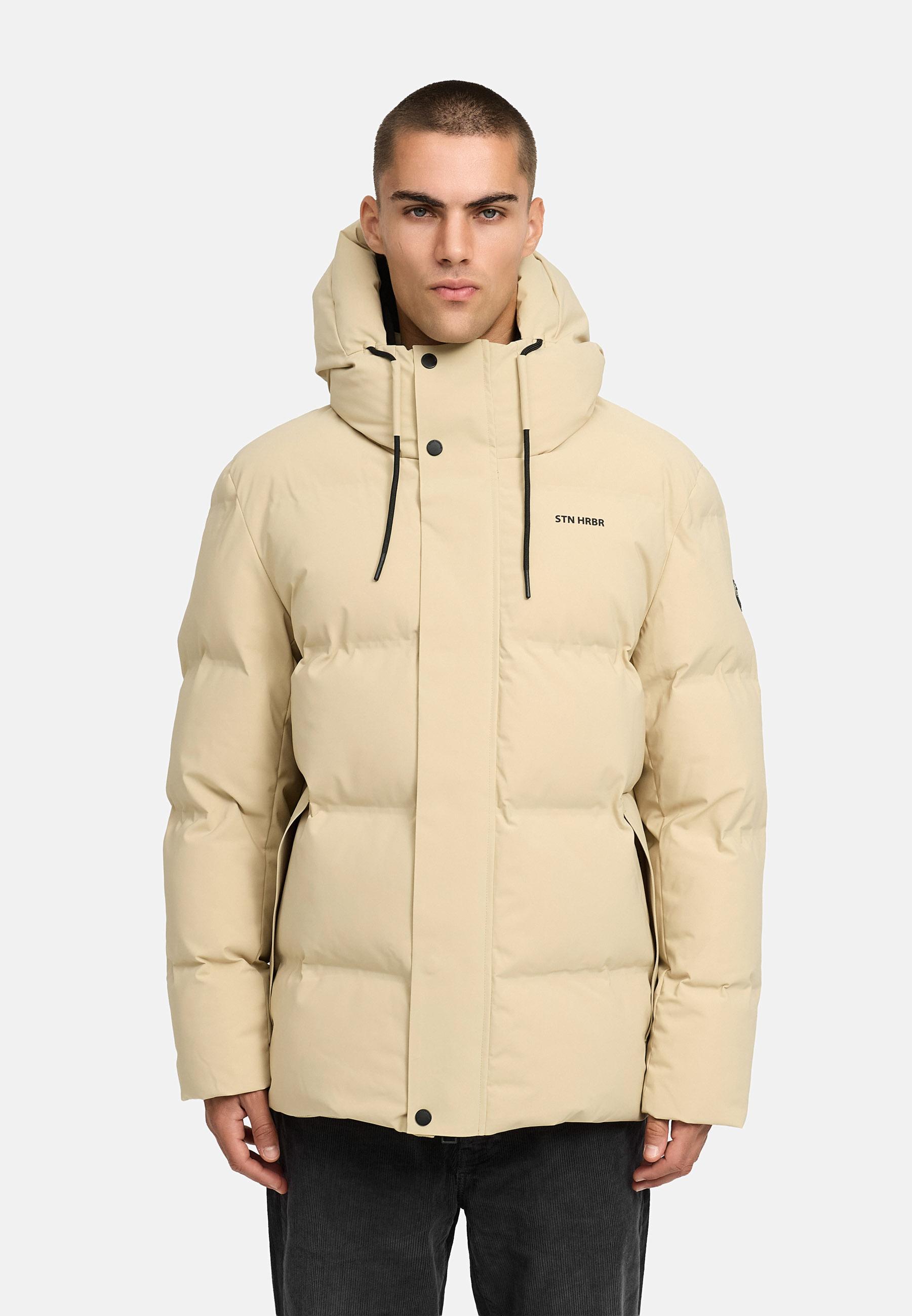 Steppjacke mit Kapuze "Taviaan XX" Sand