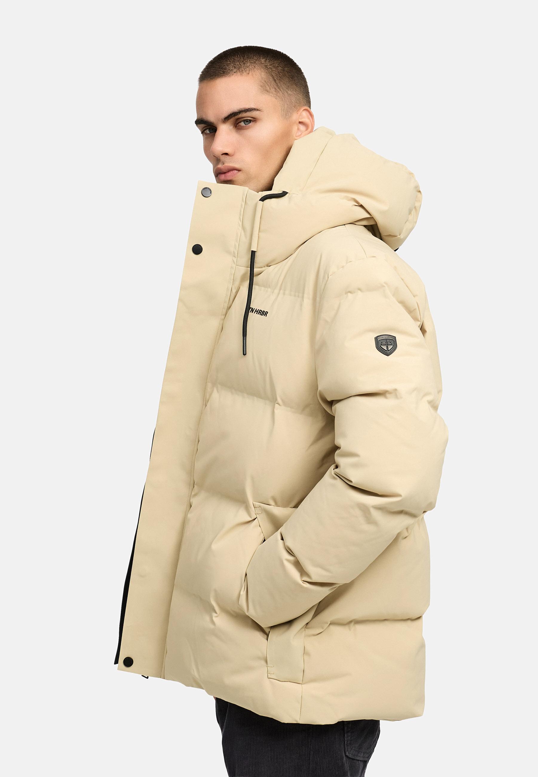 Steppjacke mit Kapuze "Taviaan XX" Sand