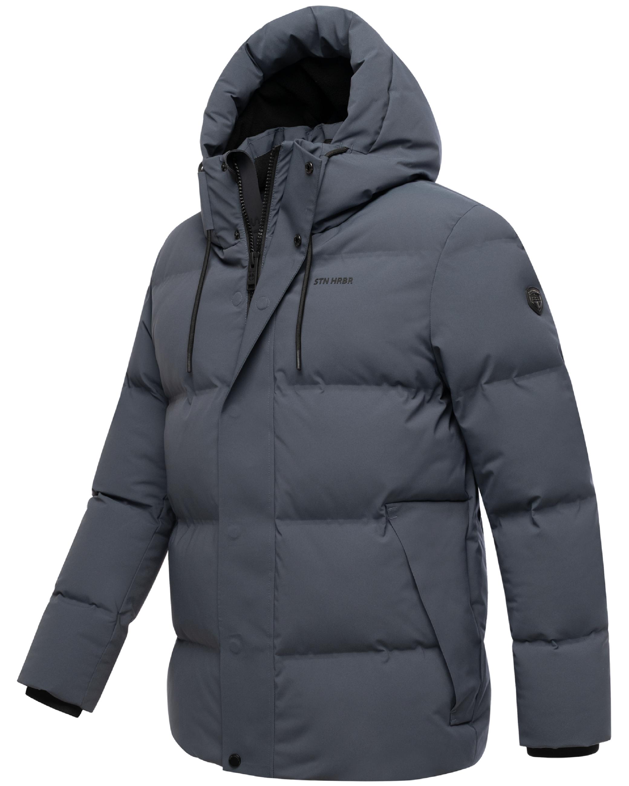 Steppjacke mit Kapuze "Taviaan XX" Stone Blue