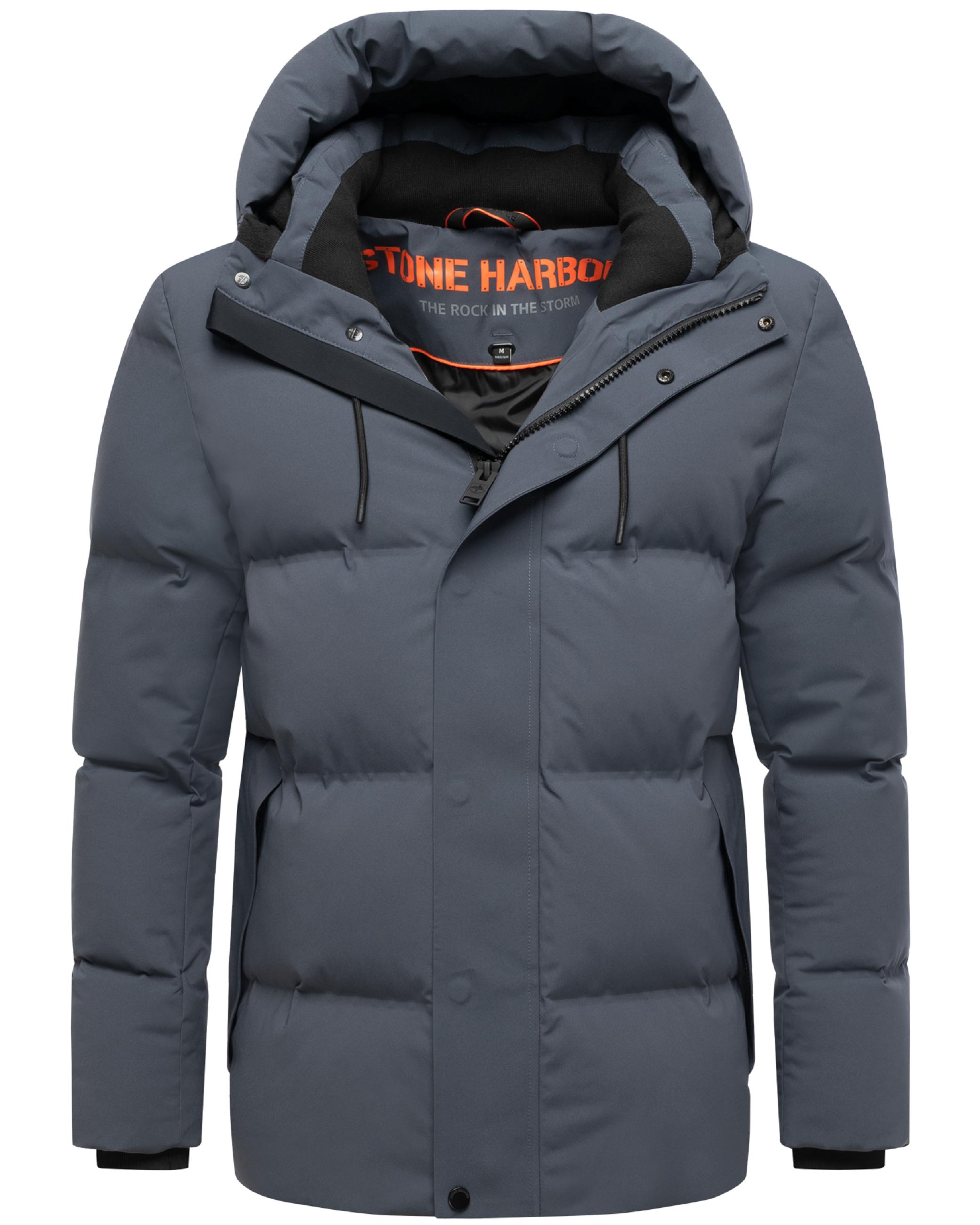 Steppjacke mit Kapuze "Taviaan XX" Stone Blue