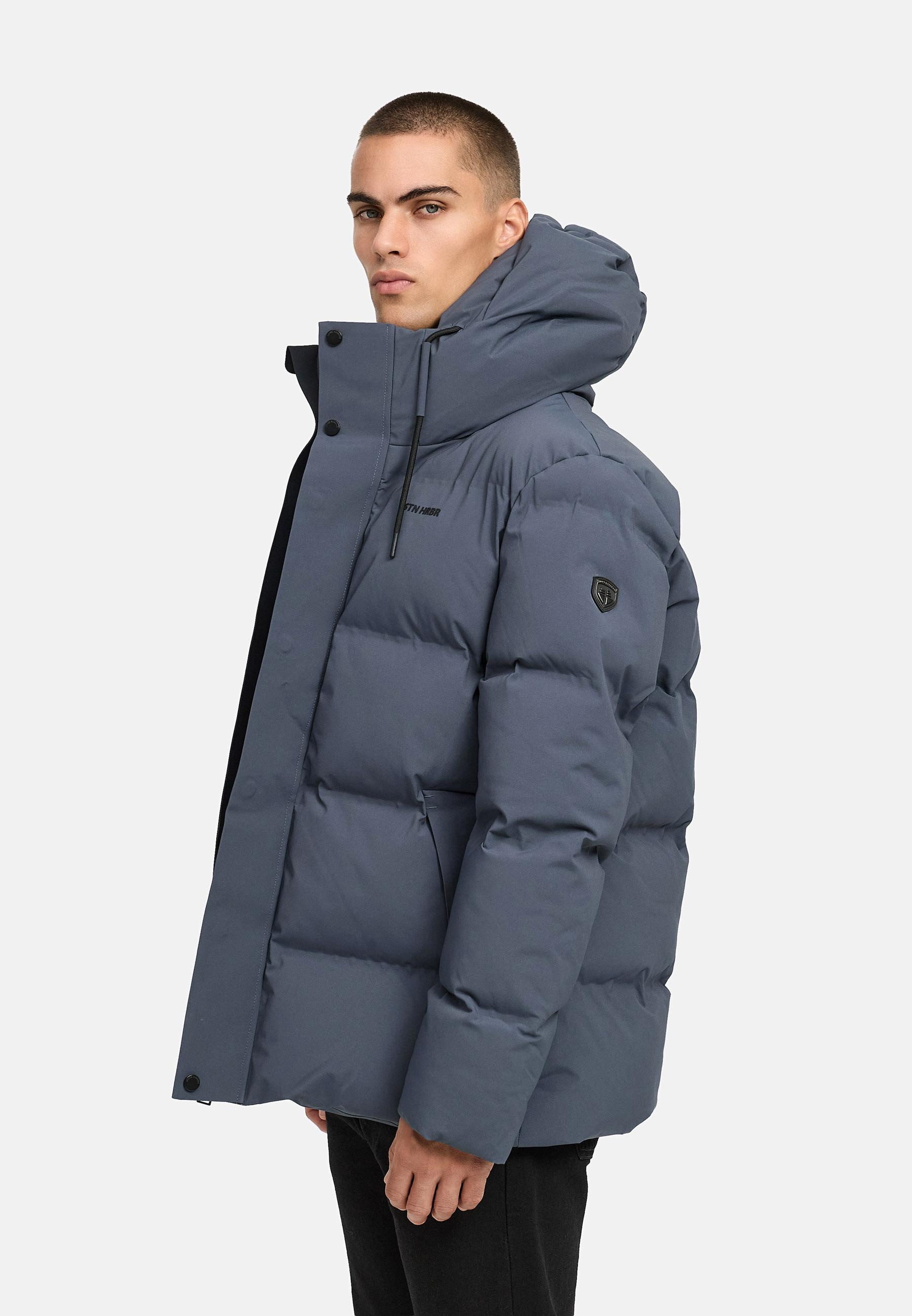 Steppjacke mit Kapuze "Taviaan XX" Stone Blue