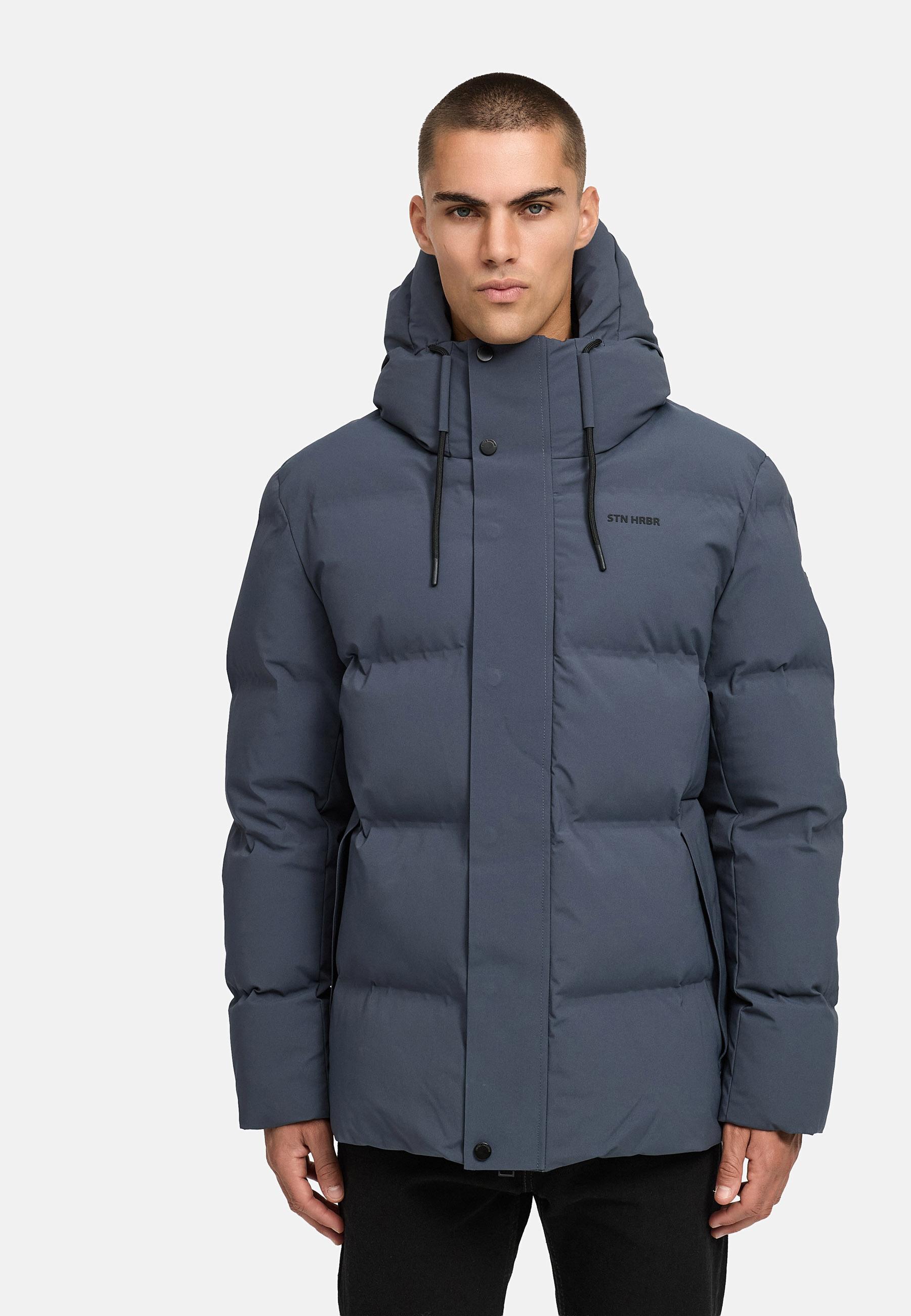 Steppjacke mit Kapuze "Taviaan XX" Stone Blue
