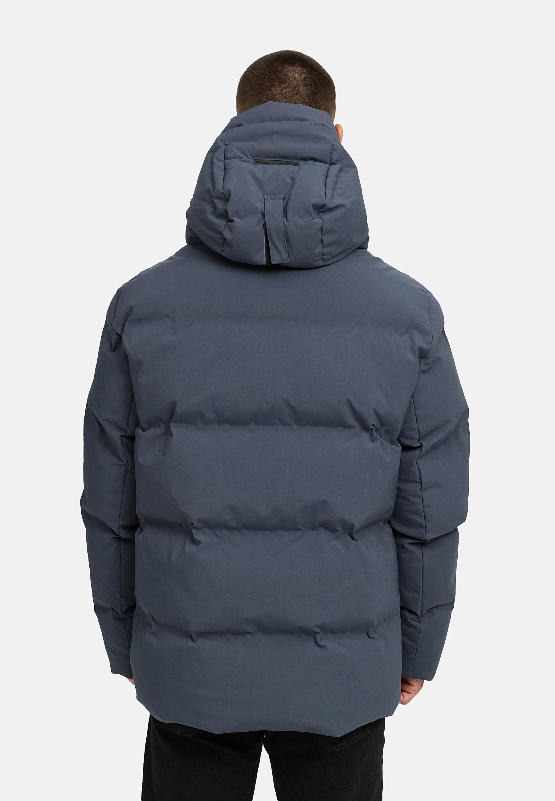Steppjacke mit Kapuze "Taviaan XX" Stone Blue