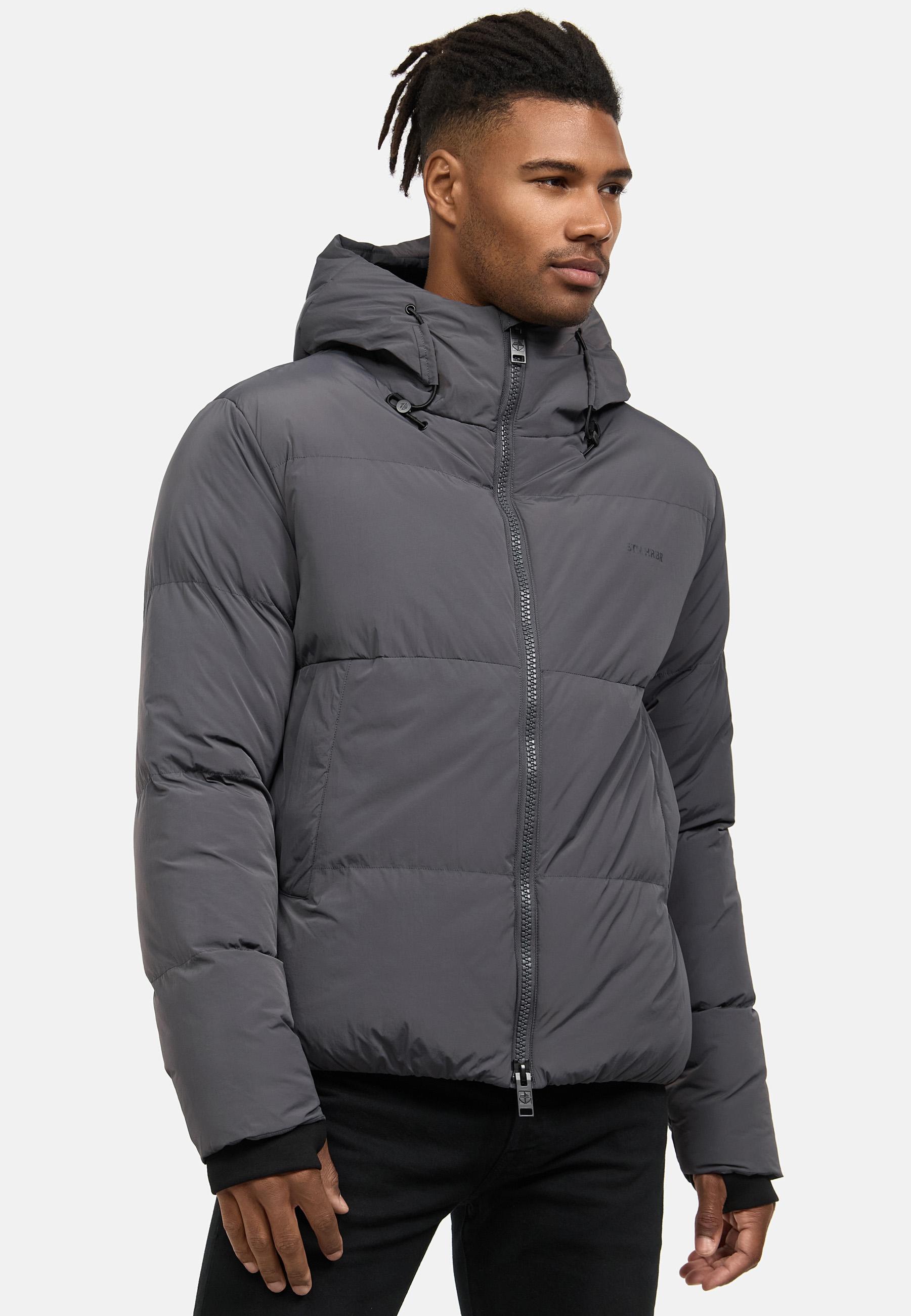 Winter Steppjacke mit Kapuze "Tayroos XX" Anthracite