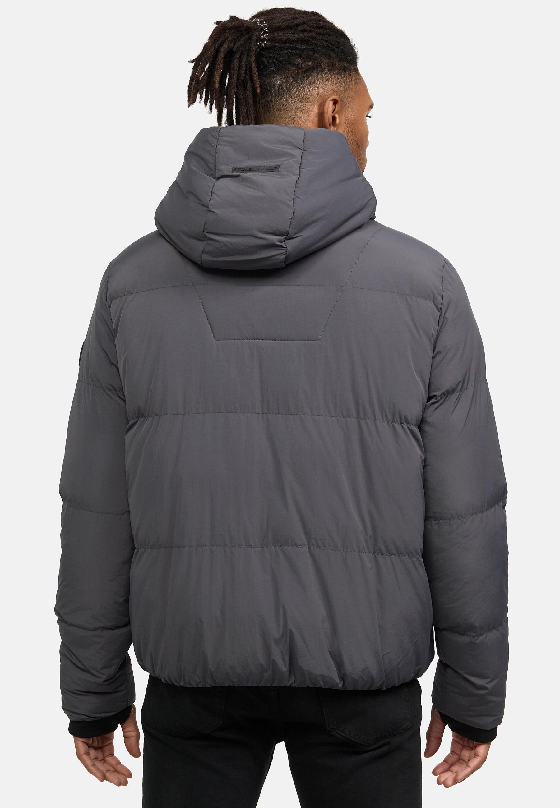 Winter Steppjacke mit Kapuze "Tayroos XX" Anthracite