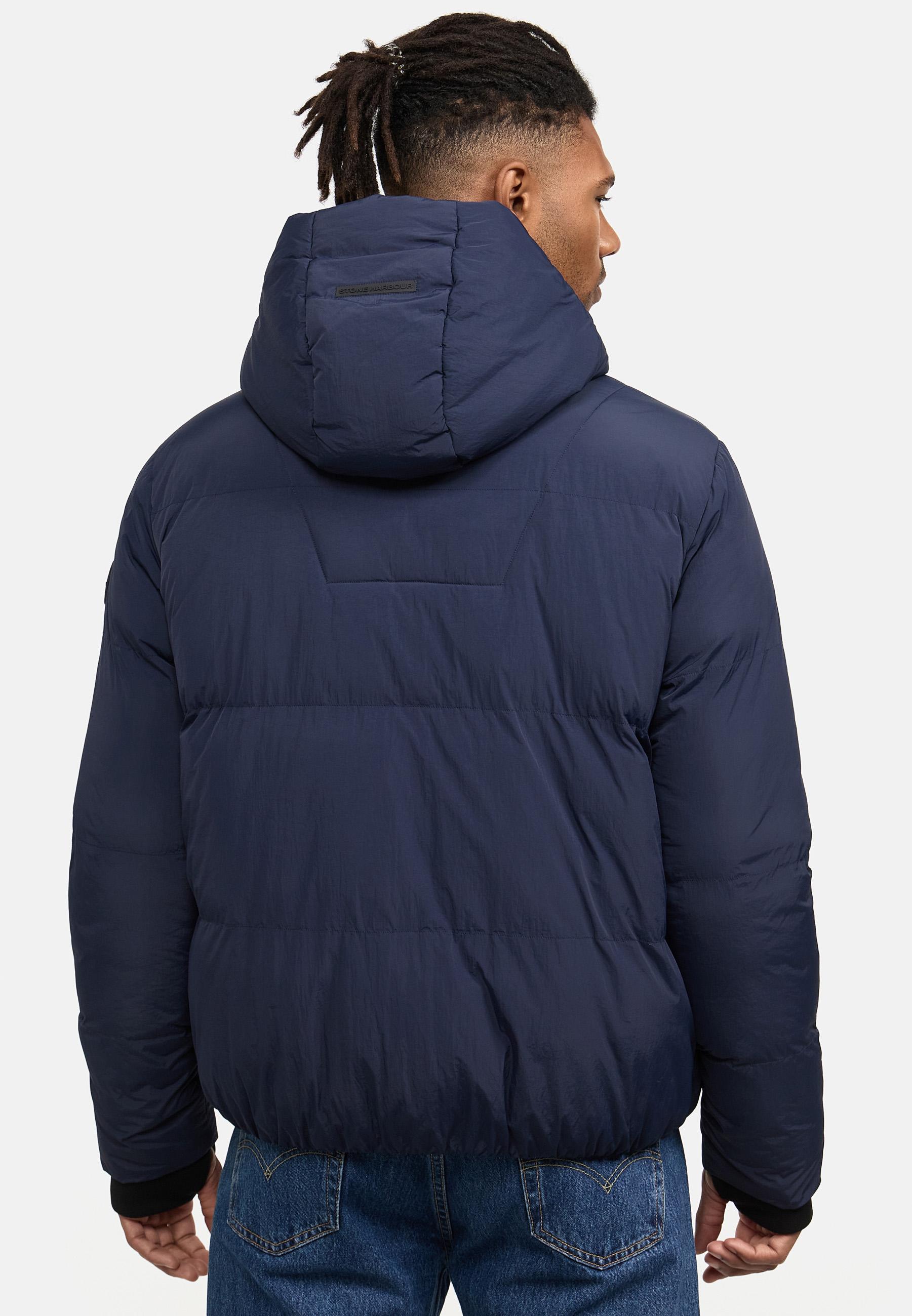 Winter Steppjacke mit Kapuze "Tayroos XX" Navy