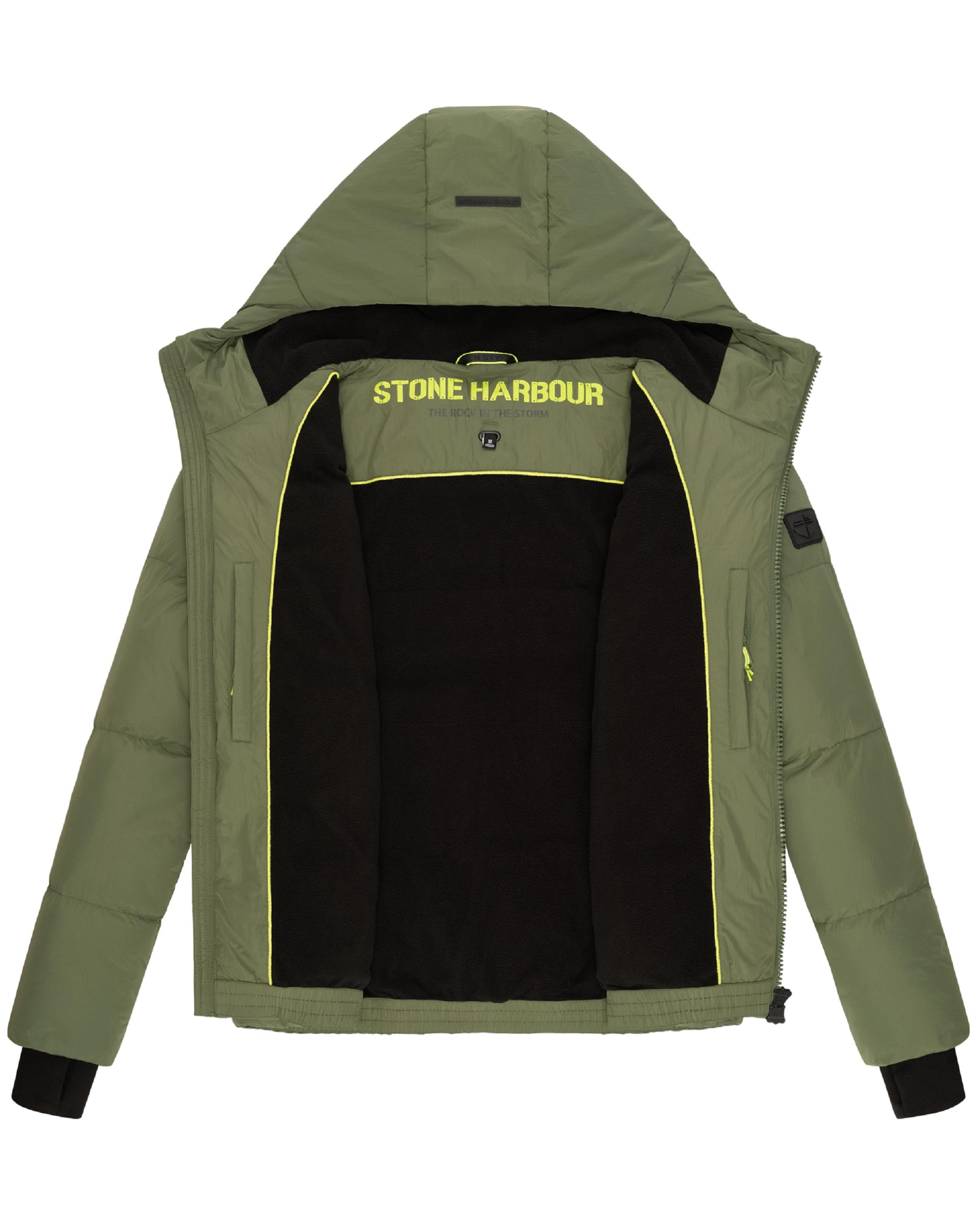 Winter Steppjacke mit Kapuze "Tayroos XX" Pine Olive