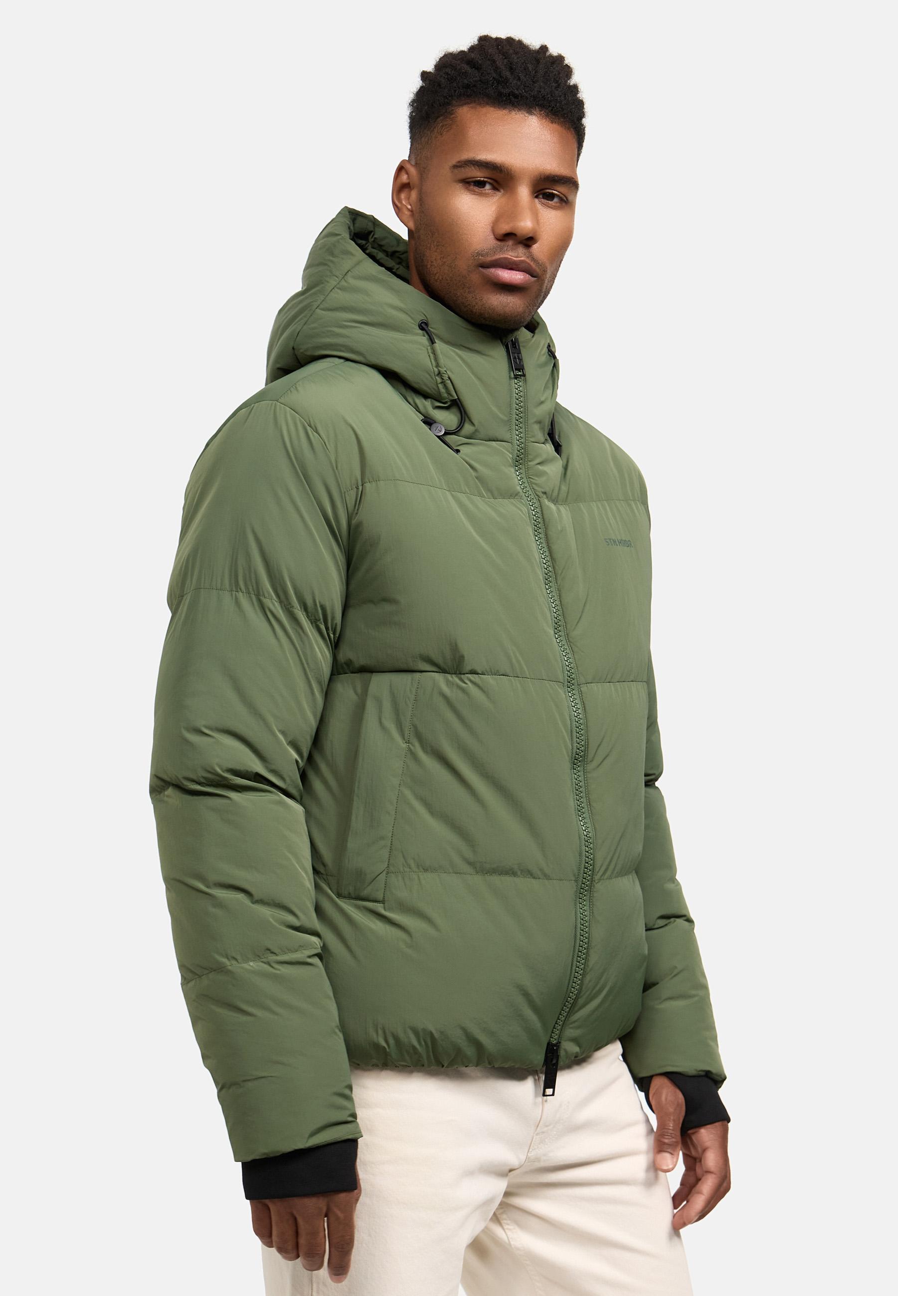 Winter Steppjacke mit Kapuze "Tayroos XX" Pine Olive