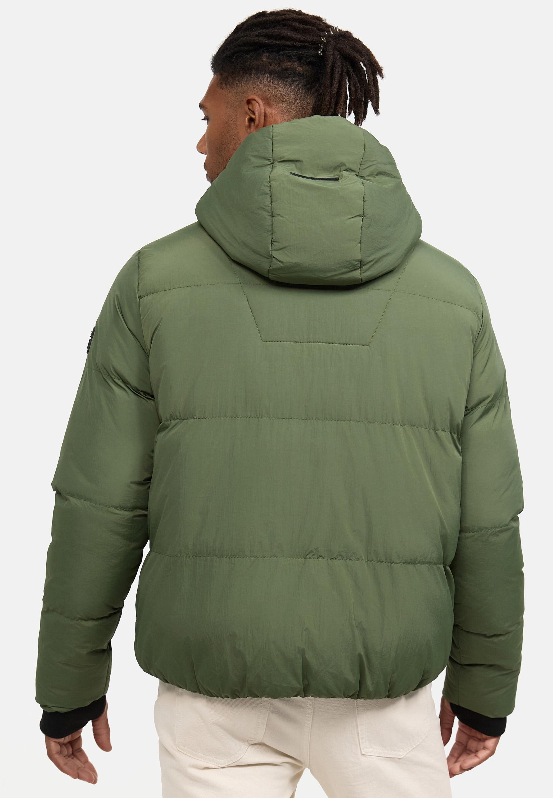 Winter Steppjacke mit Kapuze "Tayroos XX" Pine Olive