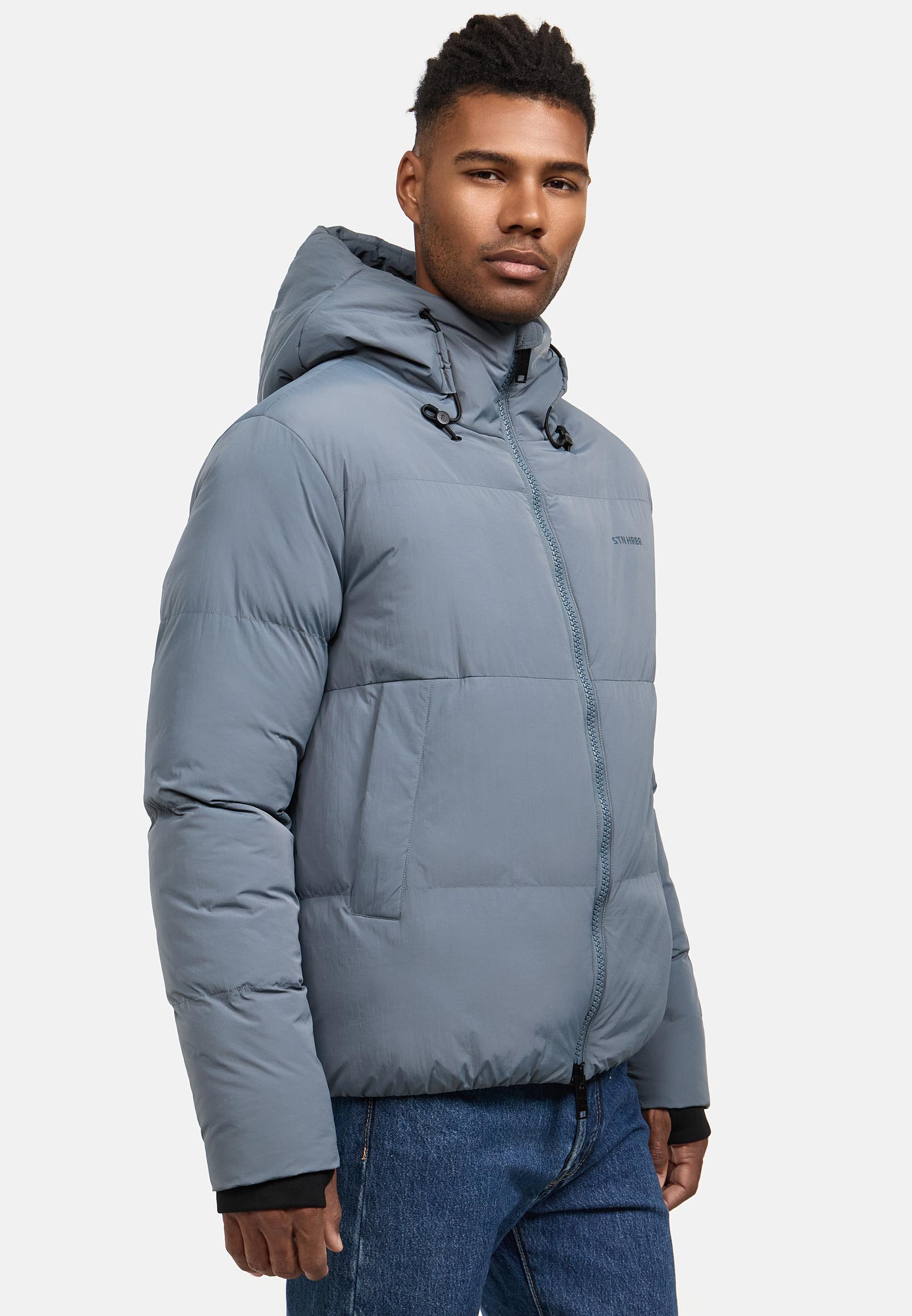 Winter Steppjacke mit Kapuze "Tayroos XX" Stormy Blue