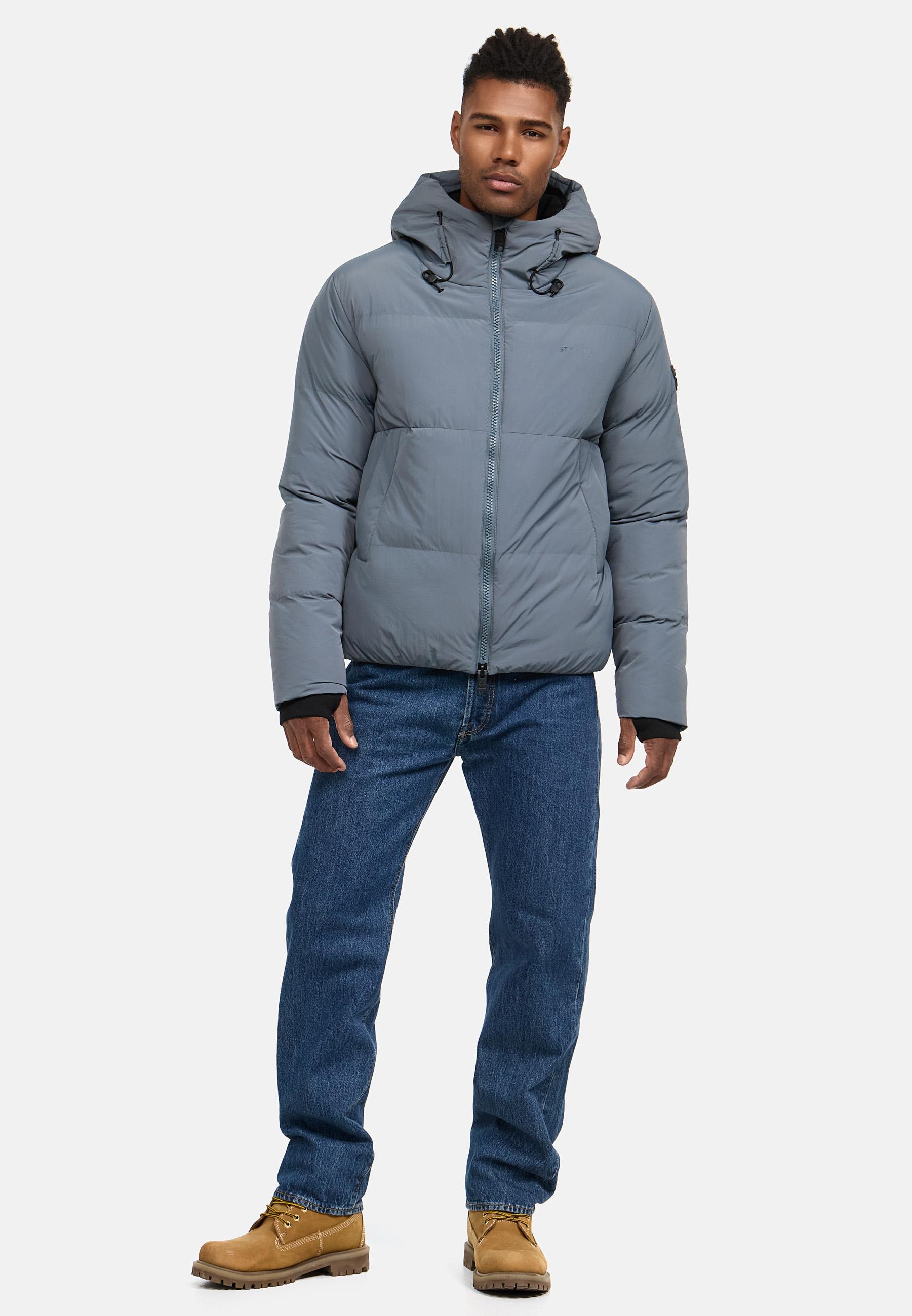 Winter Steppjacke mit Kapuze "Tayroos XX" Stormy Blue