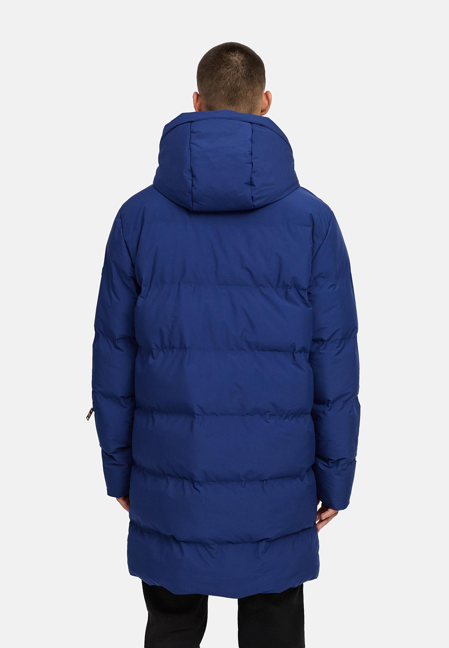 Winter Steppmantel mit abnehmbarer Kapuze "Thadeek XX" Navy