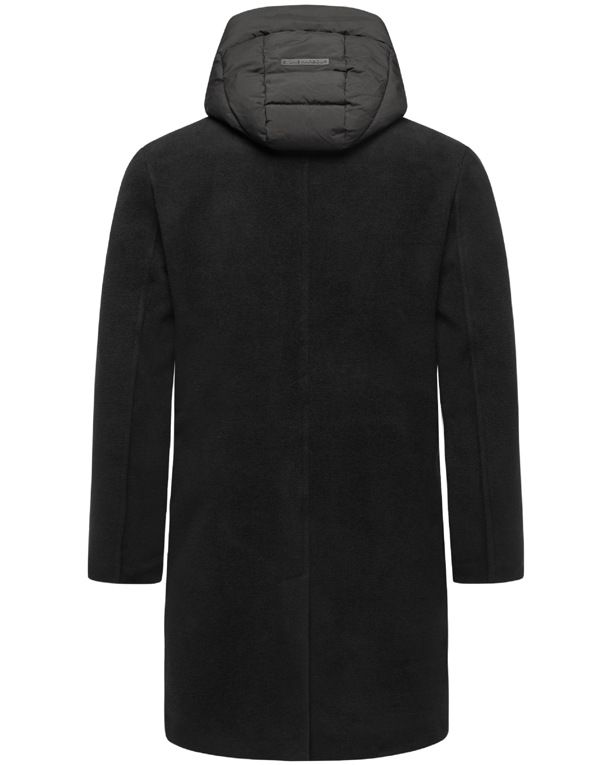 Winter Kurzmantel in Wollmantel-Optik "Thiagoo XX" Black