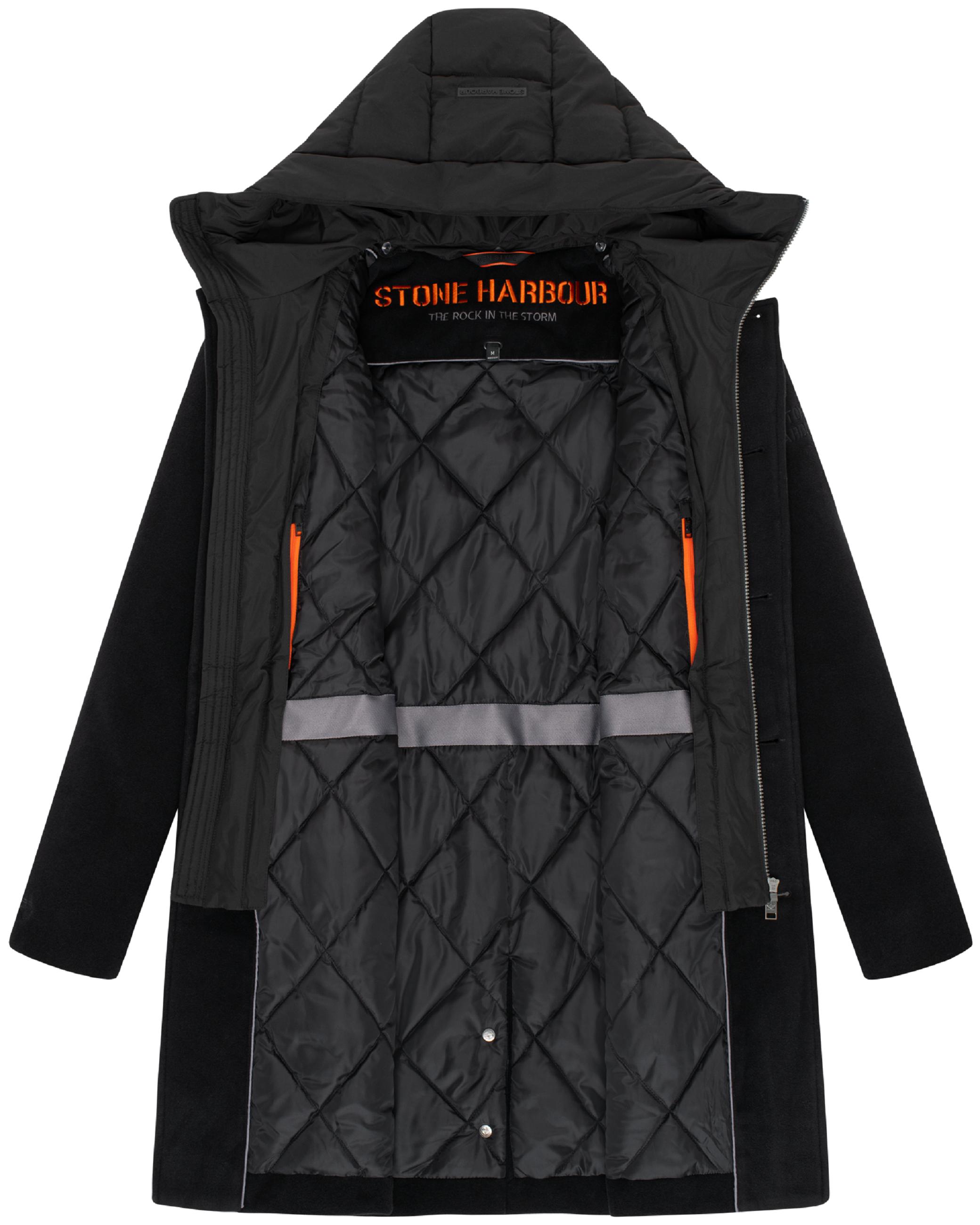 Winter Kurzmantel in Wollmantel-Optik "Thiagoo XX" Black