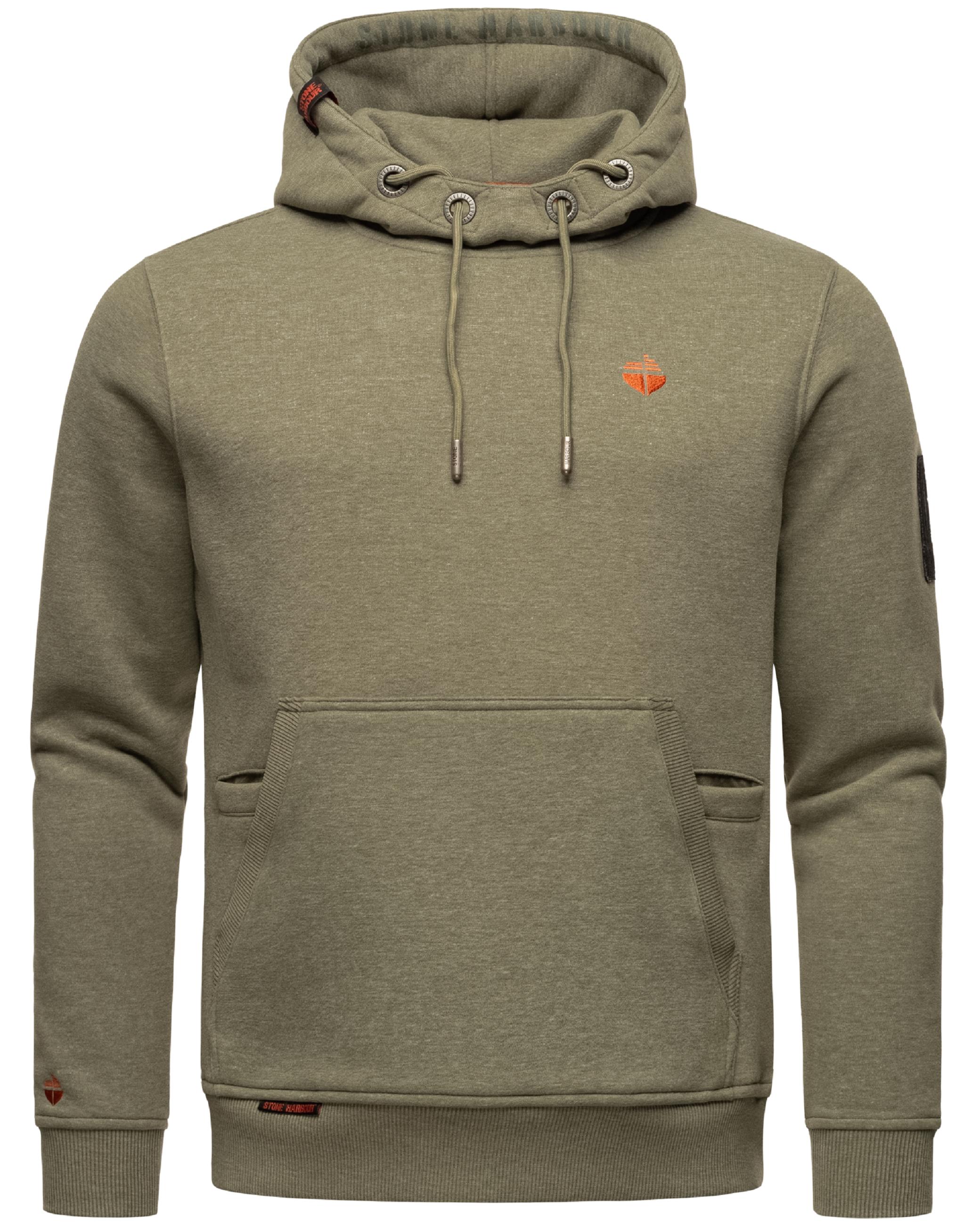 Sportlicher Hoodie "Ty Trey" Dusty Olive Melange